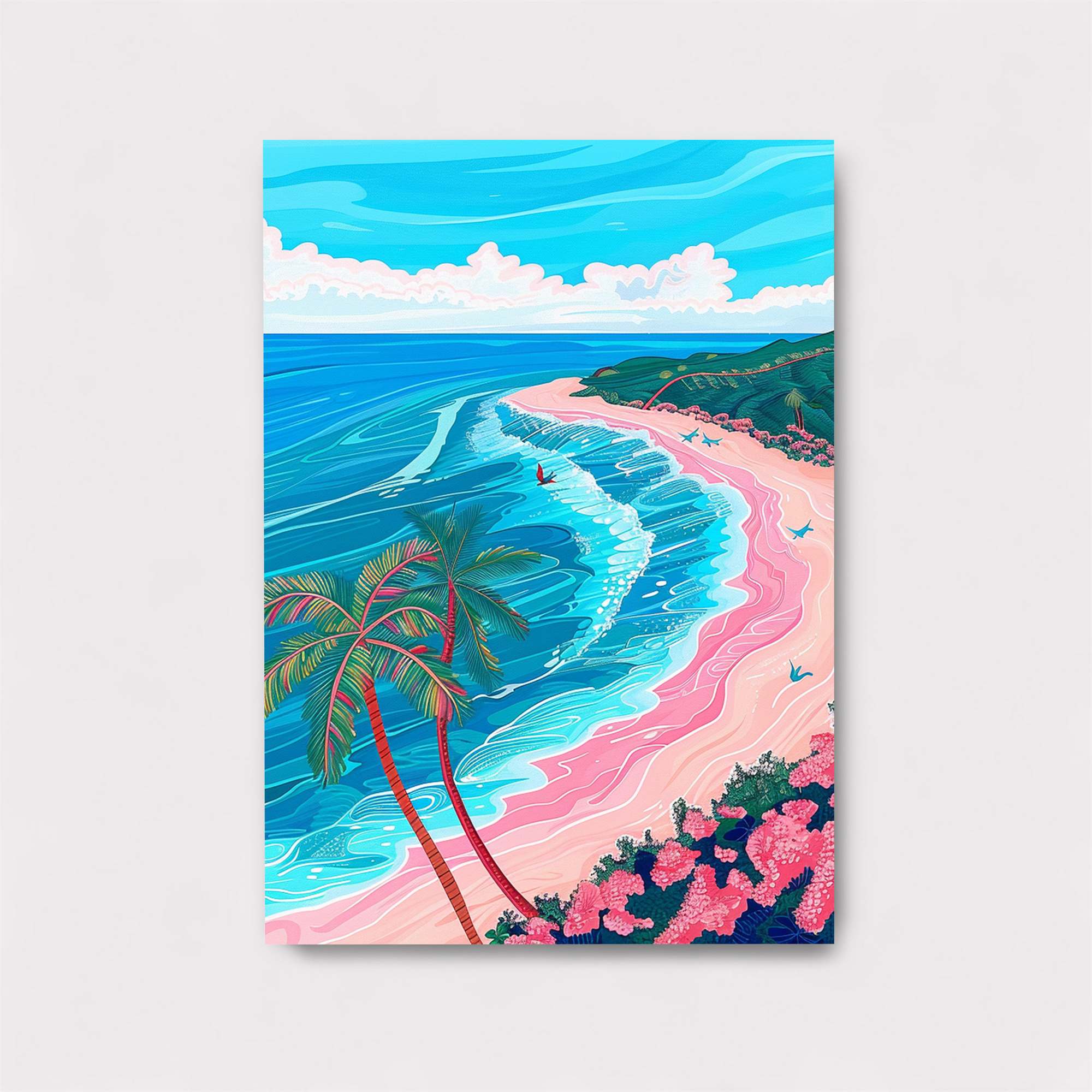 Tropical Tranquility Safe Wall Magnetic / M