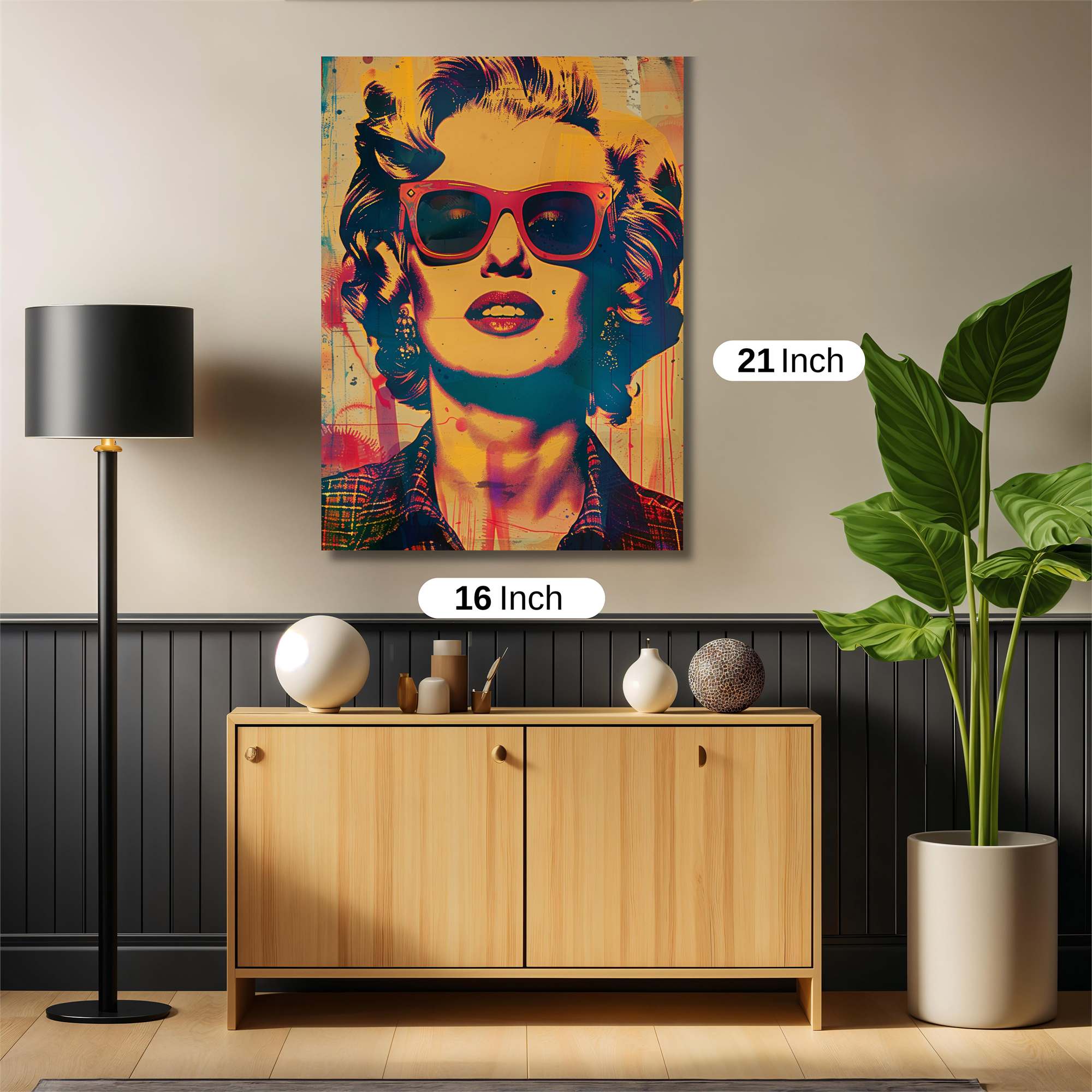 Marilyn Pop Safe Wall Magnetic / M