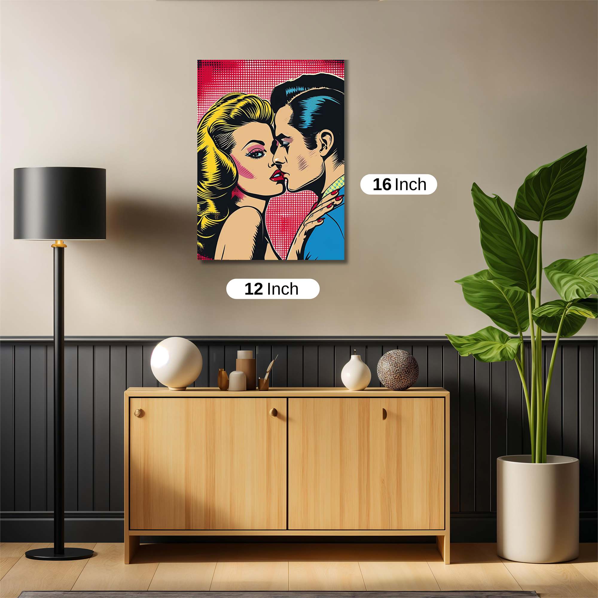 Passionate Embrace Safe Wall Magnetic / M