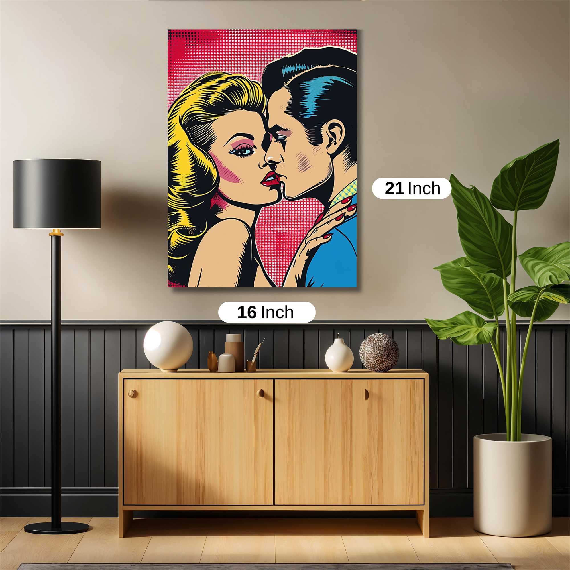 Passionate Embrace Safe Wall Magnetic / M