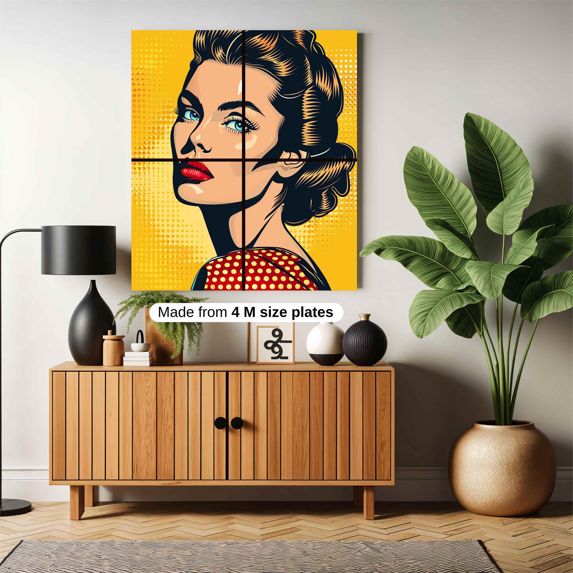 Retro Elegance Safe Wall Magnetic / M