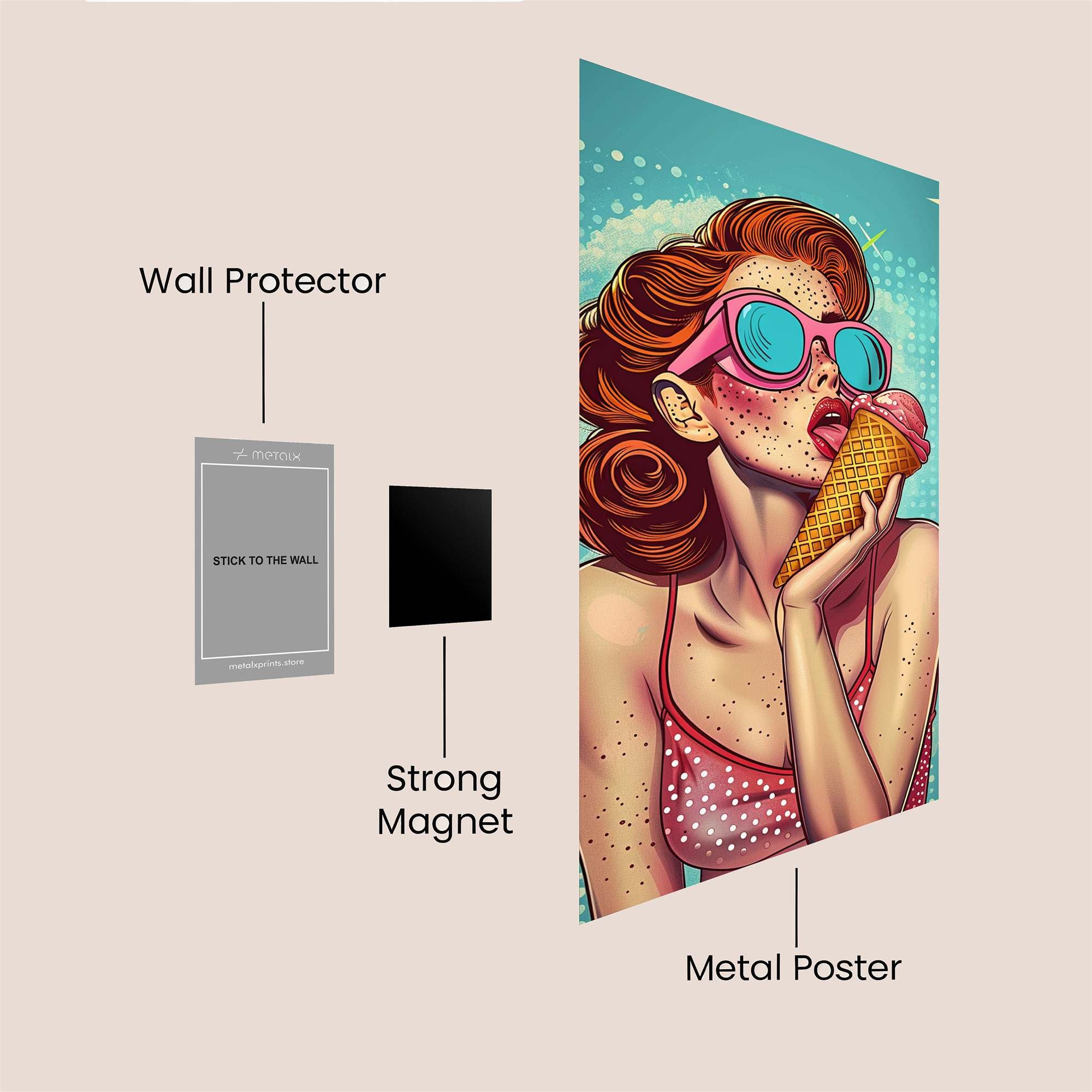 Glamourous Delight Safe Wall Magnetic / M