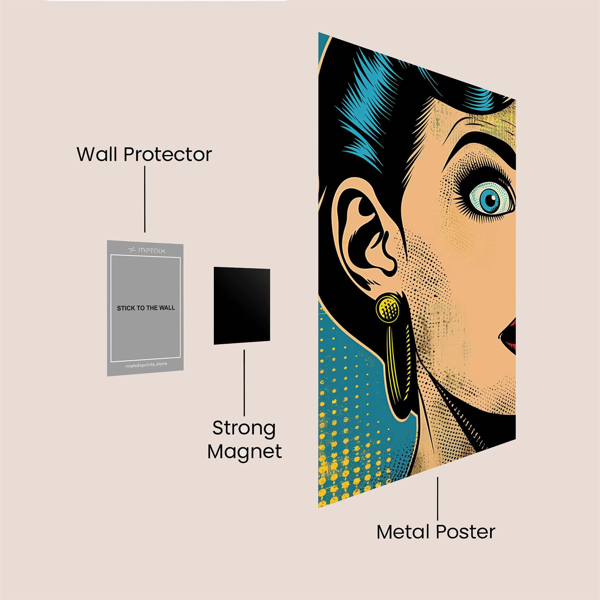 Surprise Elegance Safe Wall Magnetic / M