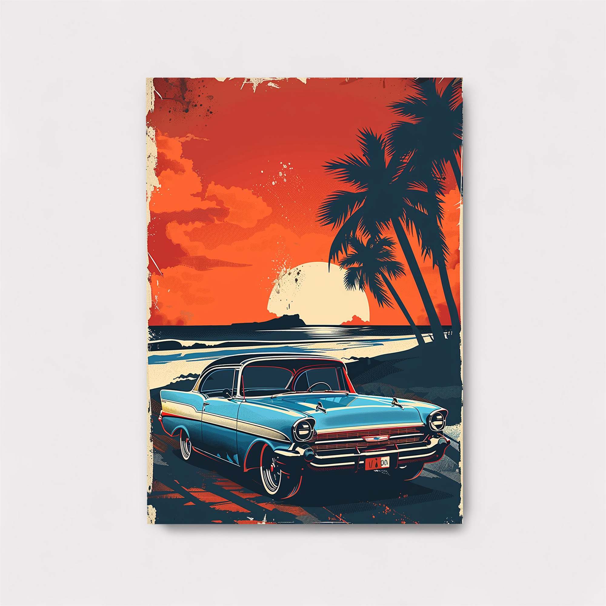 Classic Sunset Safe Wall Magnetic / M