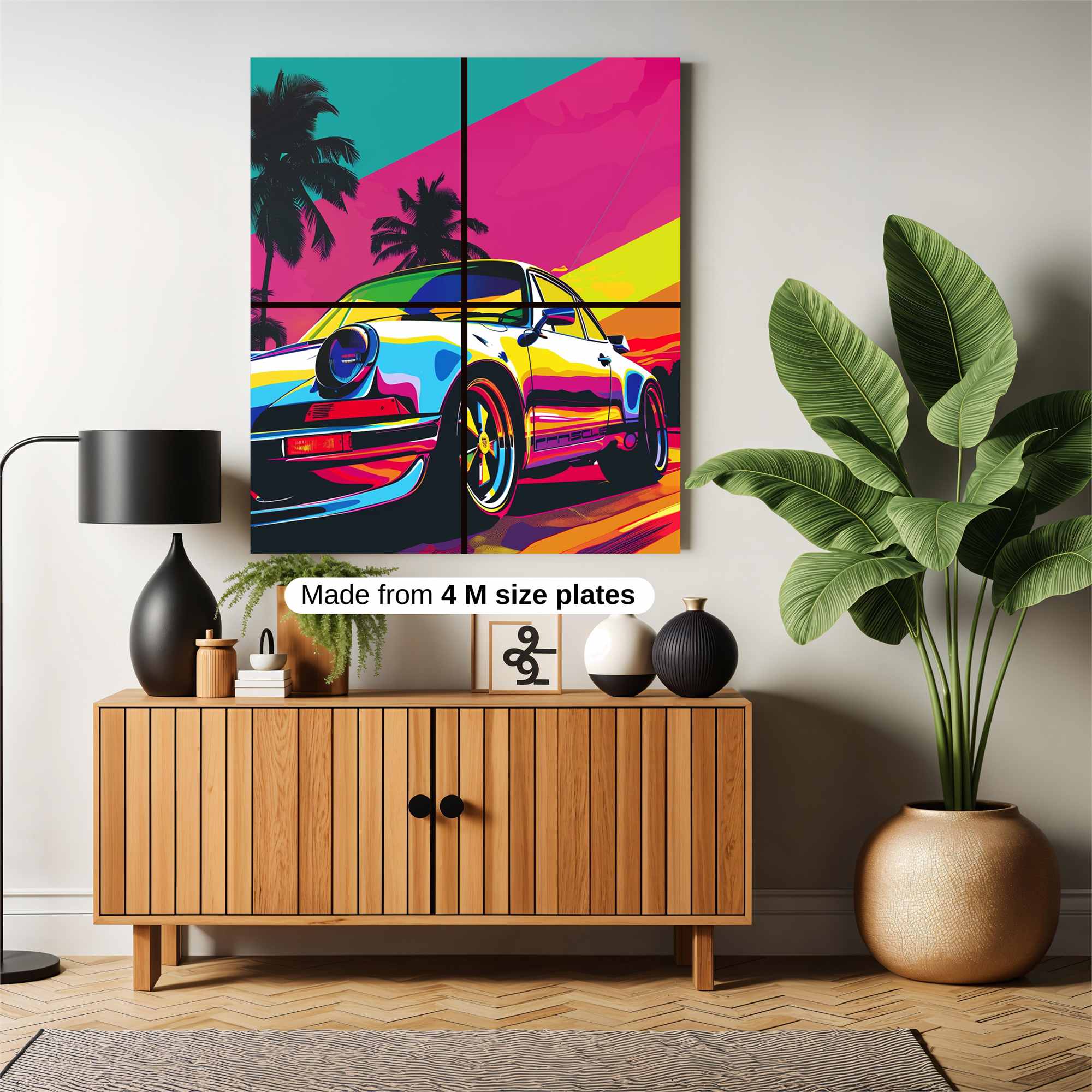 Porsche Paradise Safe Wall Magnetic / M