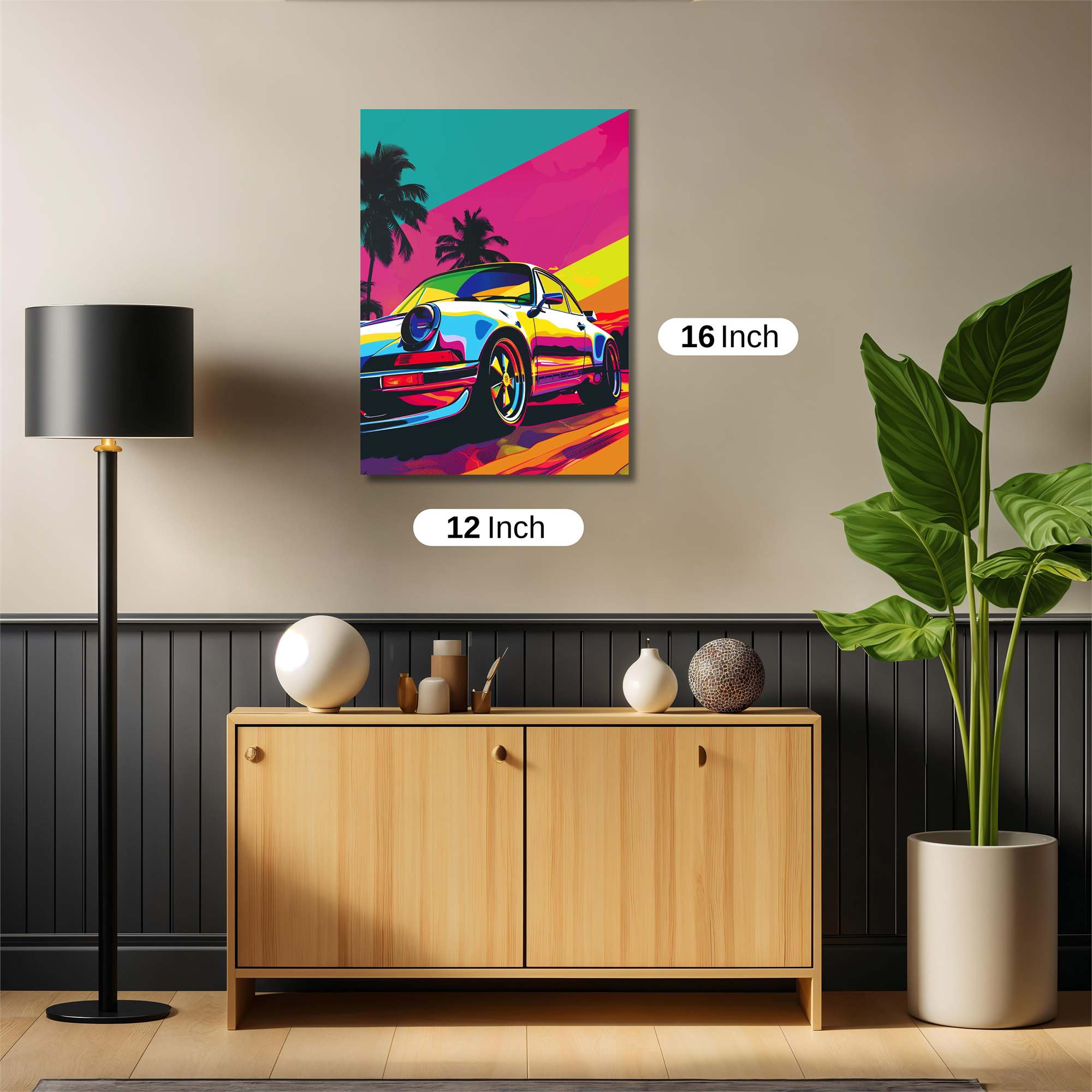Porsche Paradise Safe Wall Magnetic / M