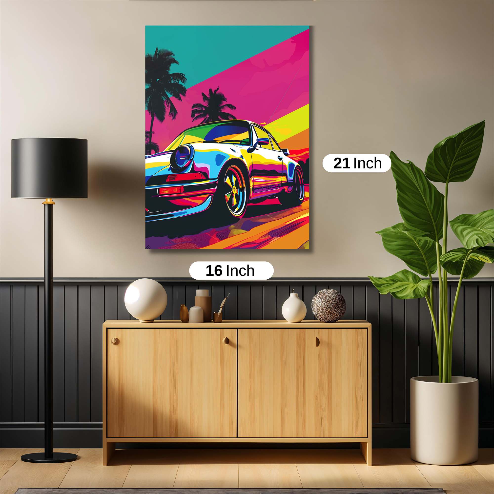 Porsche Paradise Safe Wall Magnetic / M