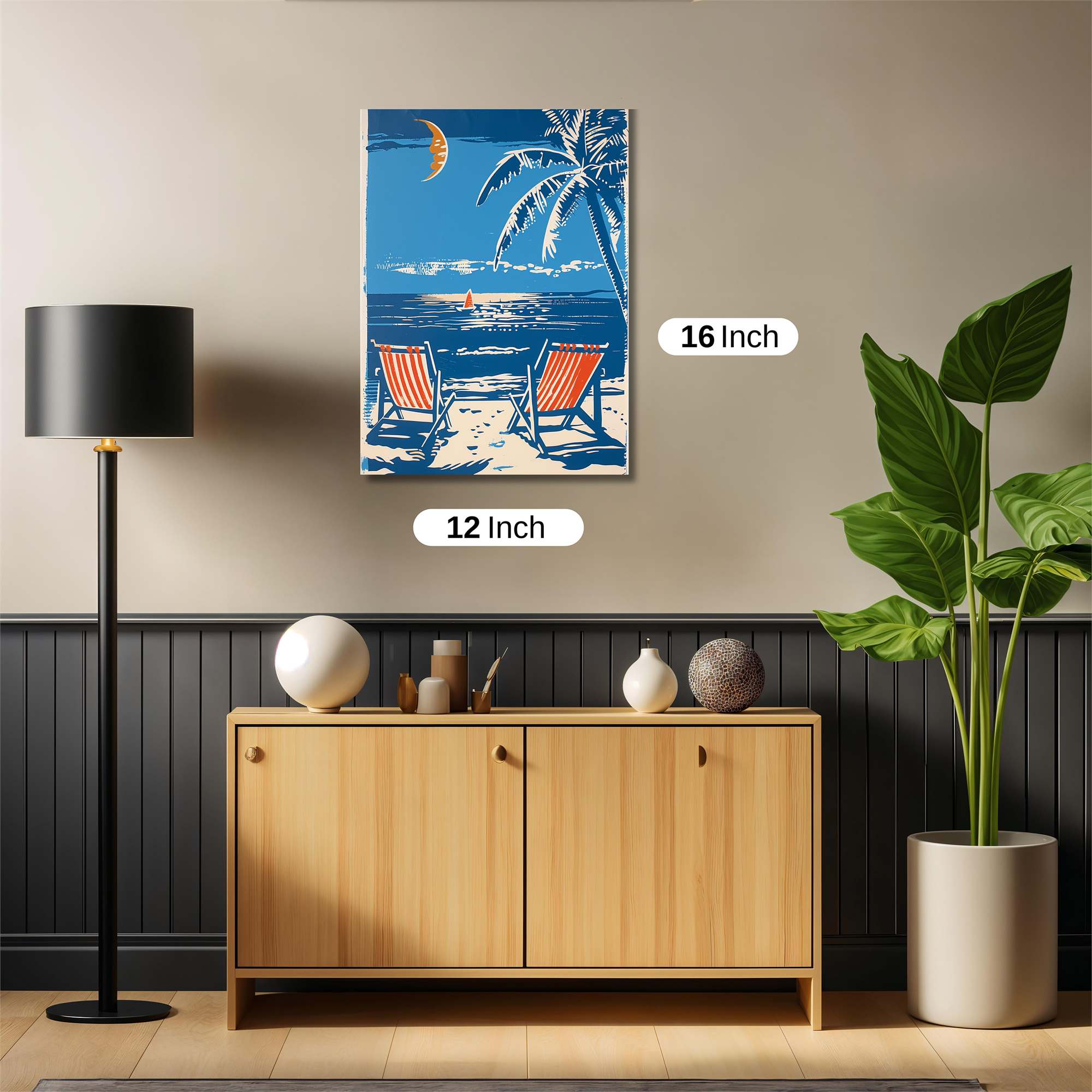 Moonlit Serenity Safe Wall Magnetic / M