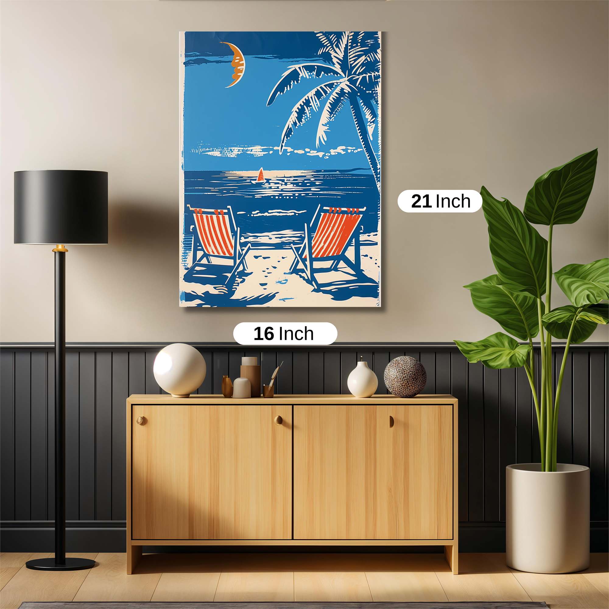 Moonlit Serenity Safe Wall Magnetic / M