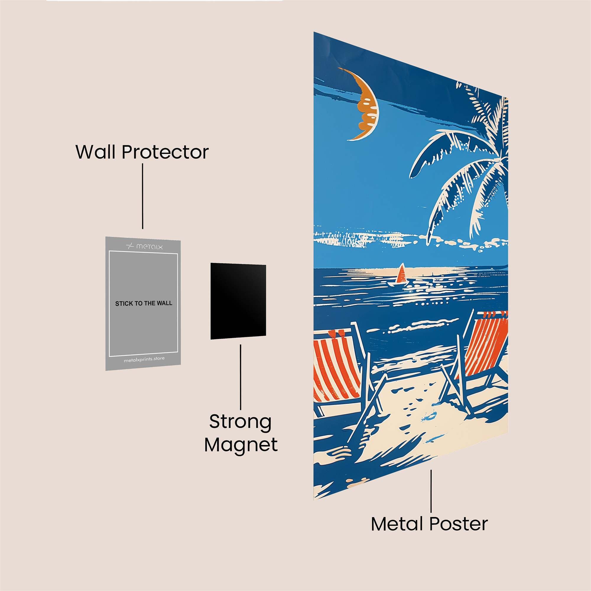 Moonlit Serenity Safe Wall Magnetic / M