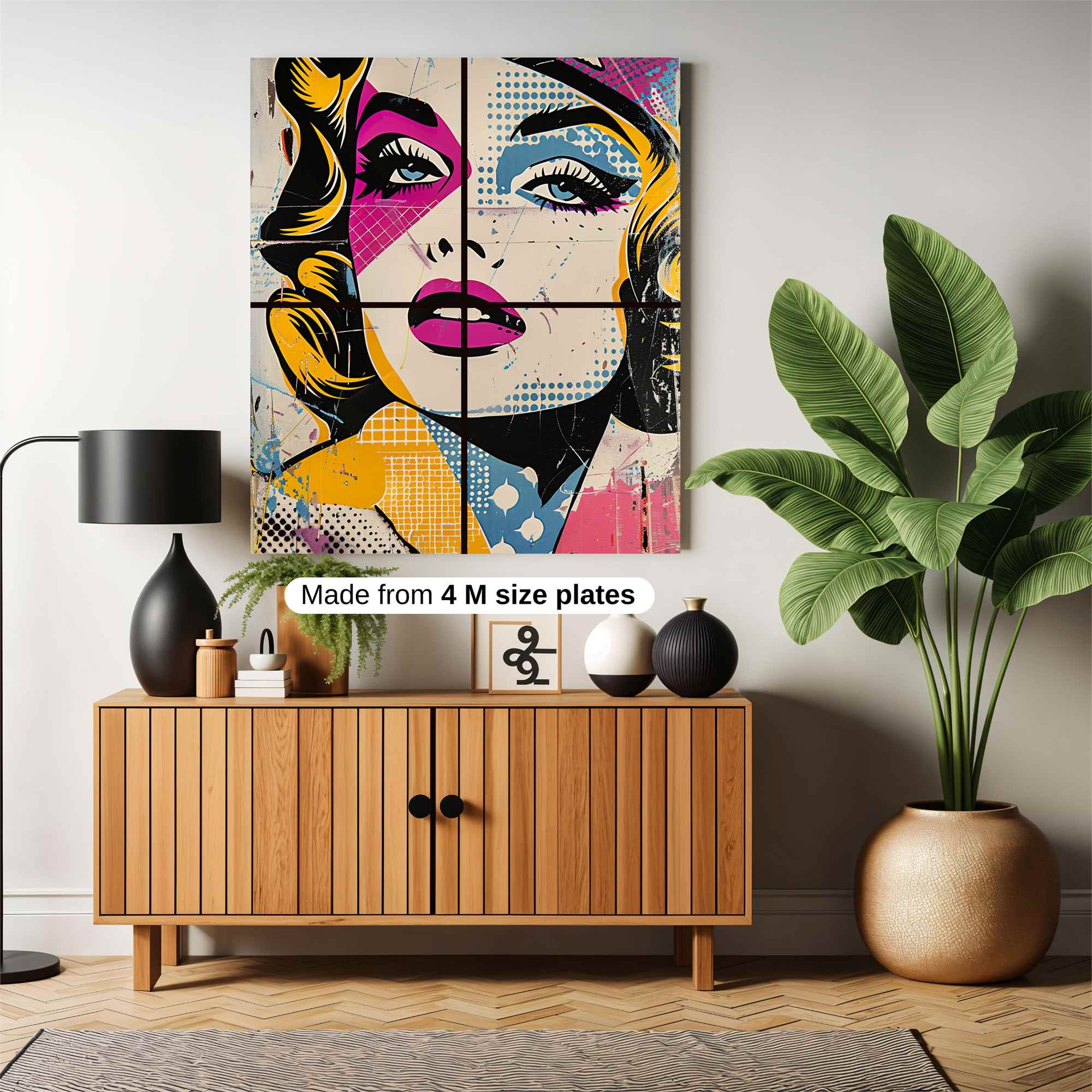 Marilyn Vibrant Safe Wall Magnetic / M
