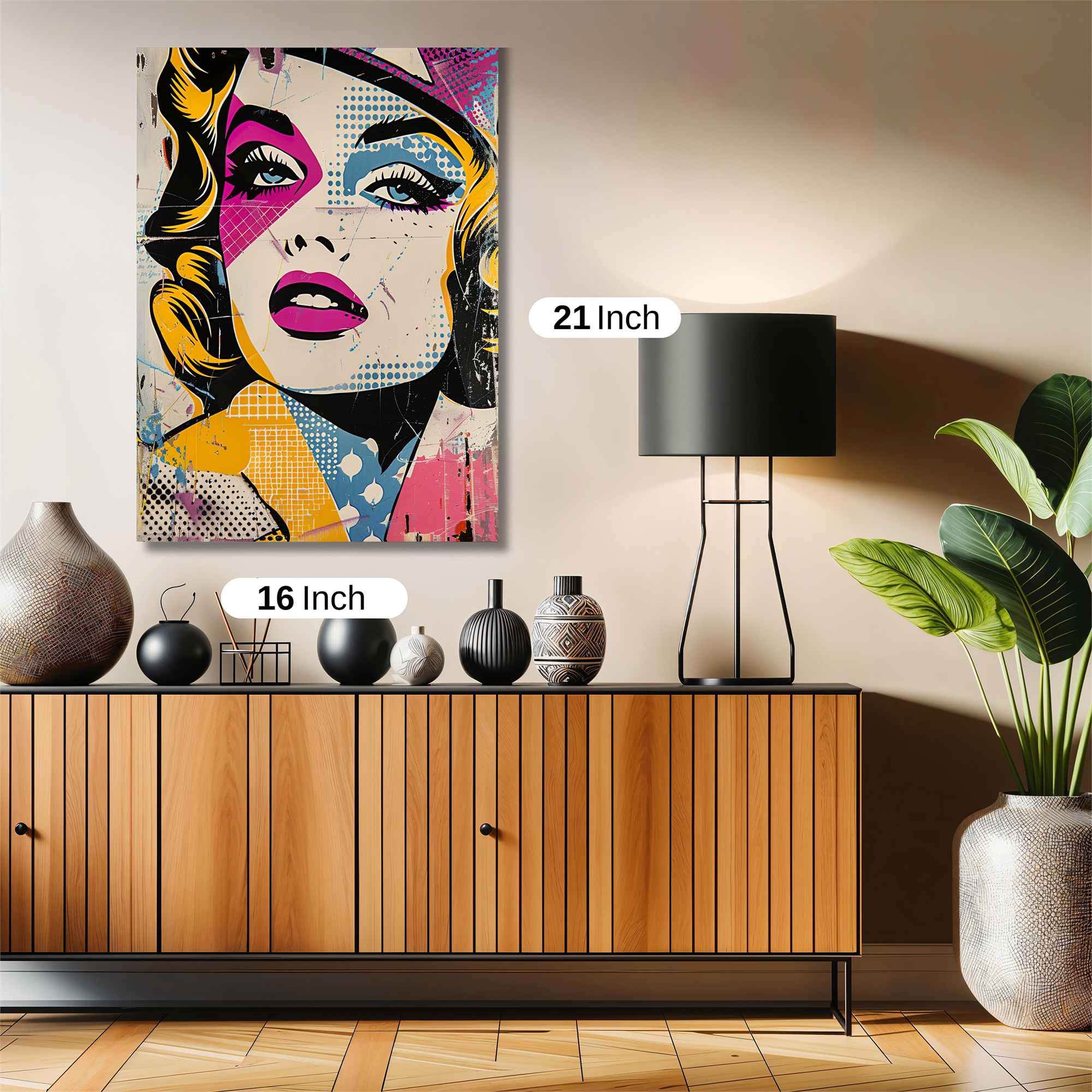 Marilyn Vibrant Safe Wall Magnetic / M