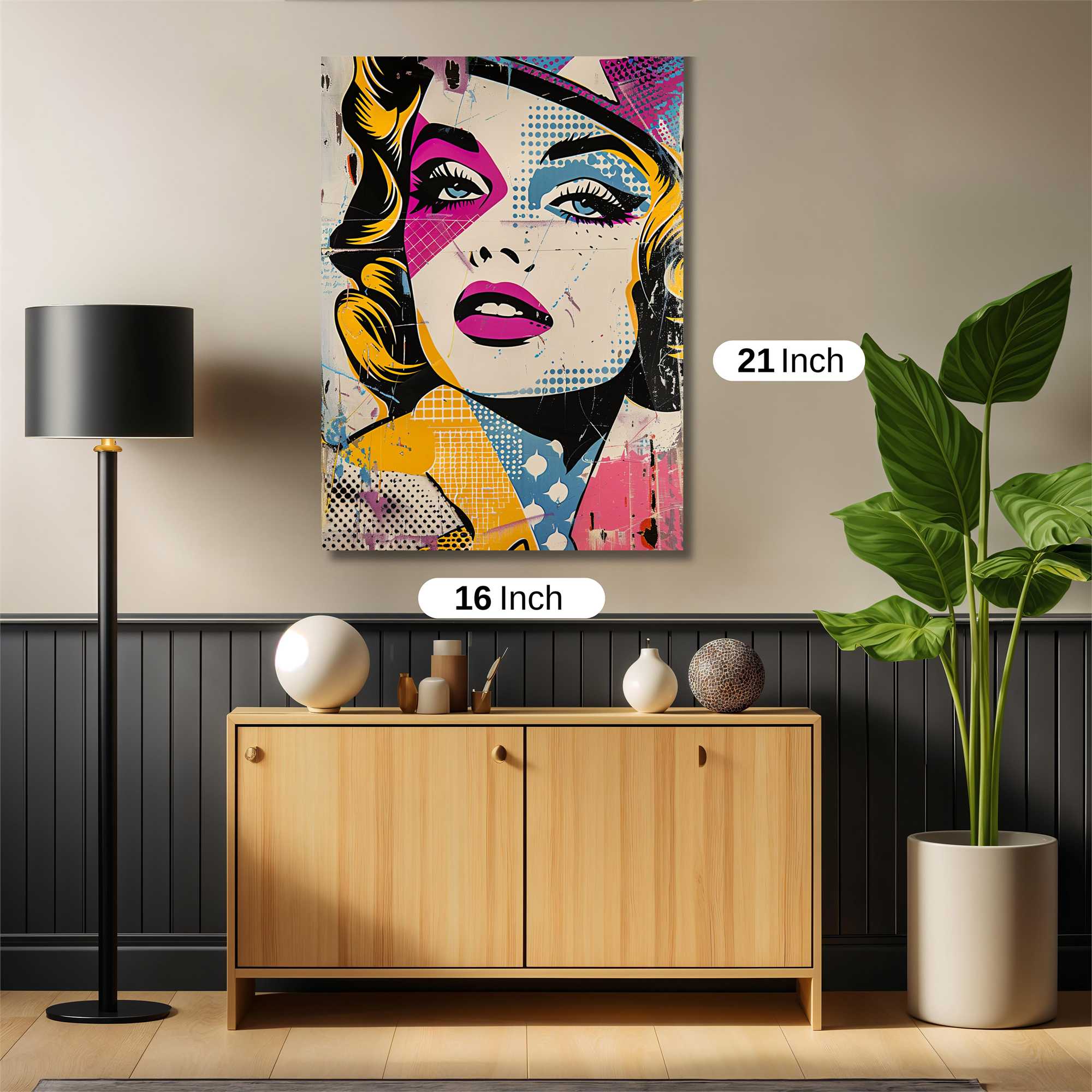 Marilyn Vibrant Safe Wall Magnetic / M