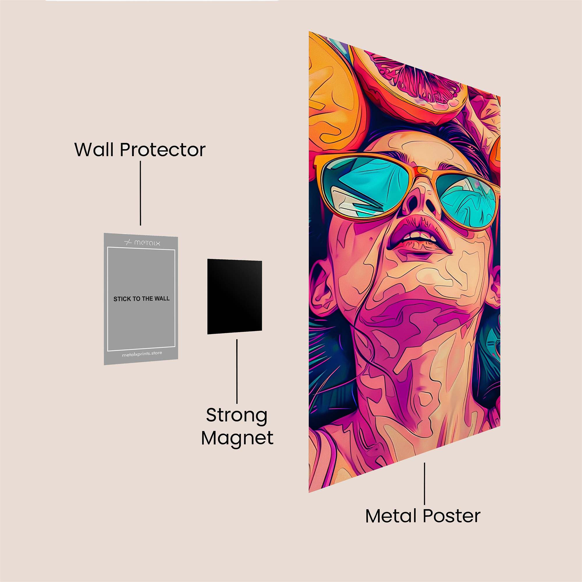 Citrus Bliss Safe Wall Magnetic / M