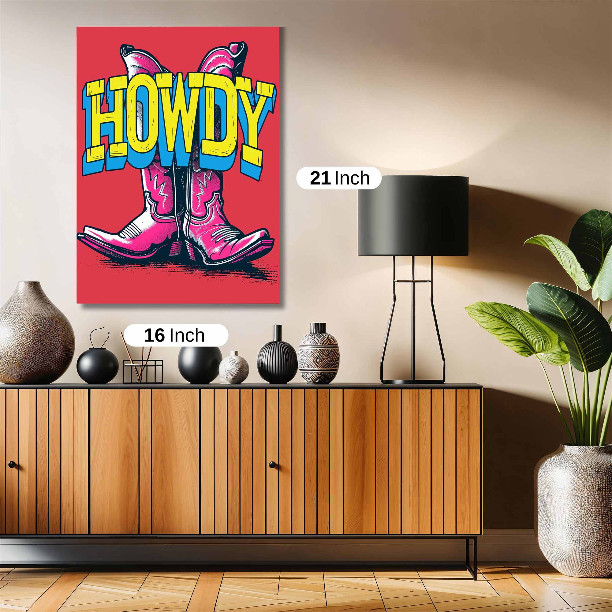 Cowboy Cheer Safe Wall Magnetic / M