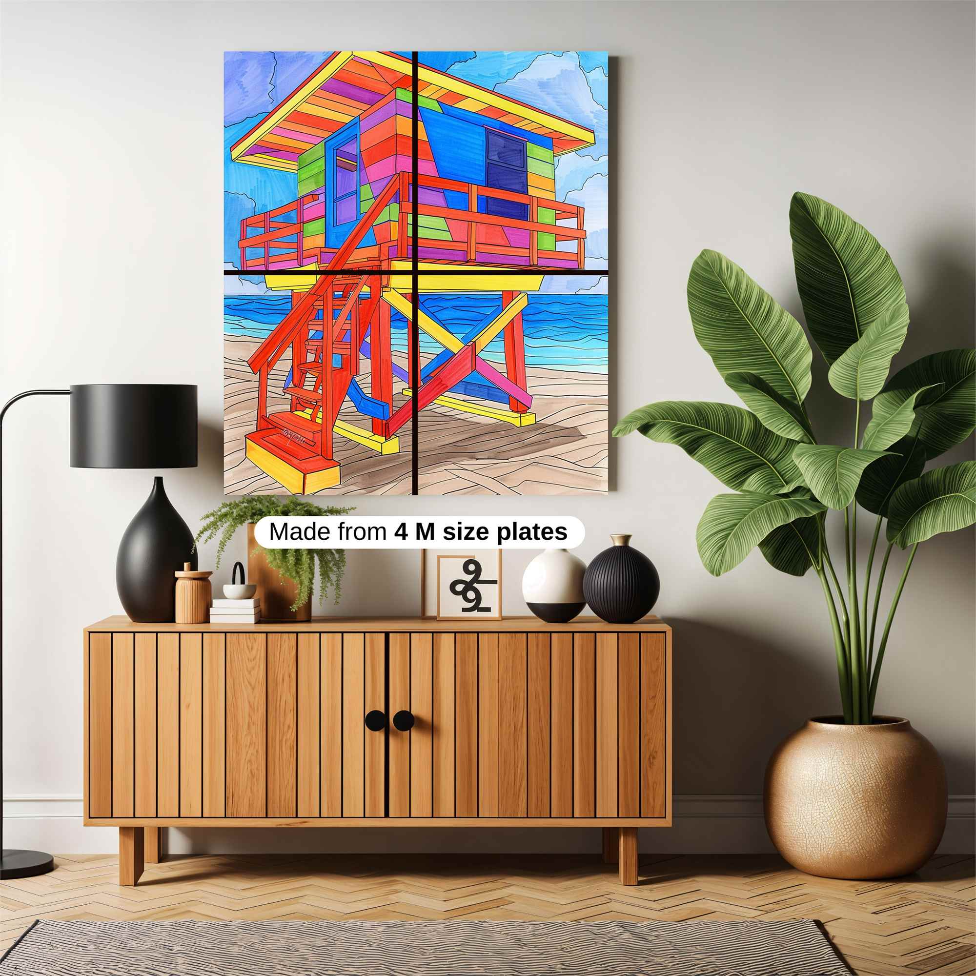 Lifeguard Vibrant Safe Wall Magnetic / M