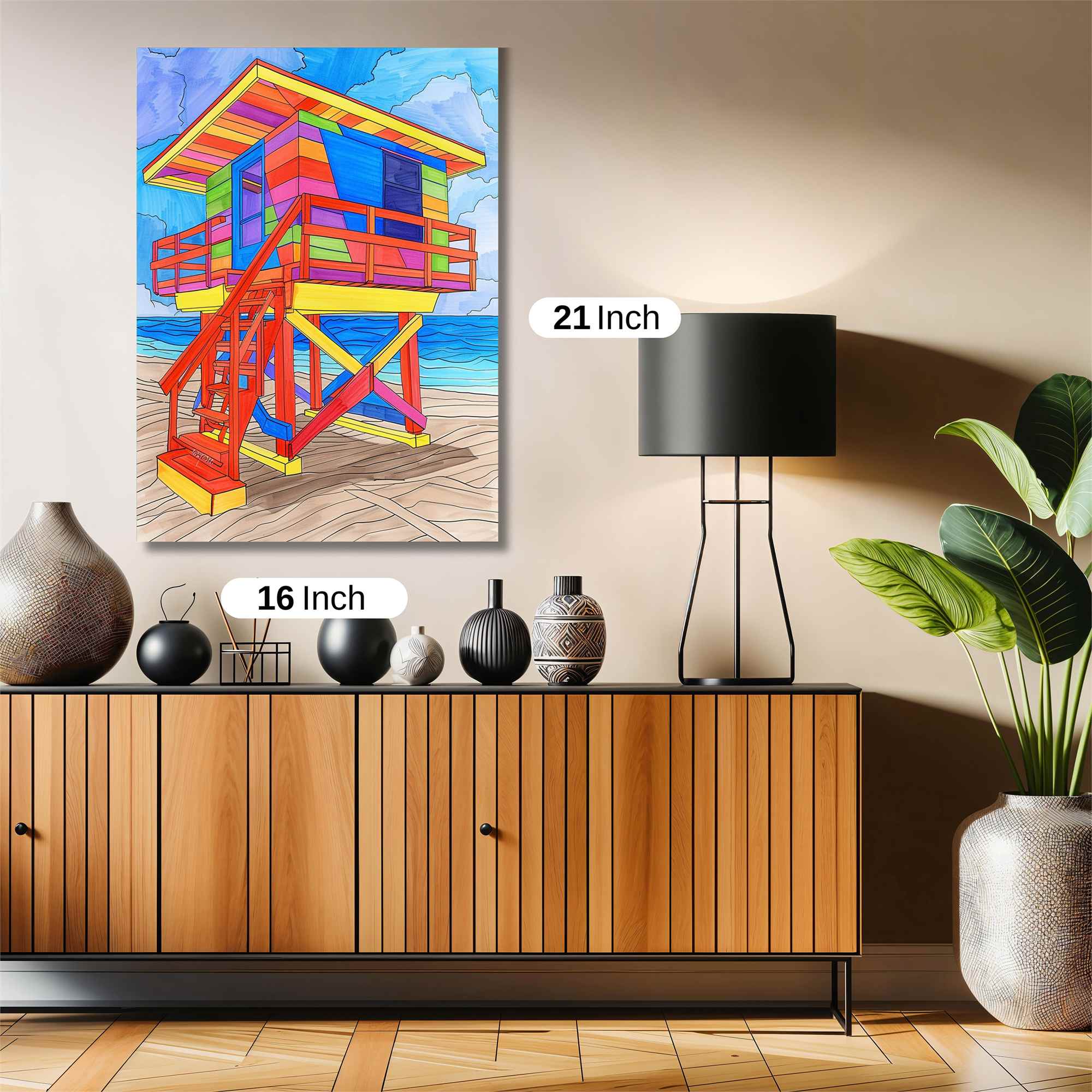 Lifeguard Vibrant Safe Wall Magnetic / M