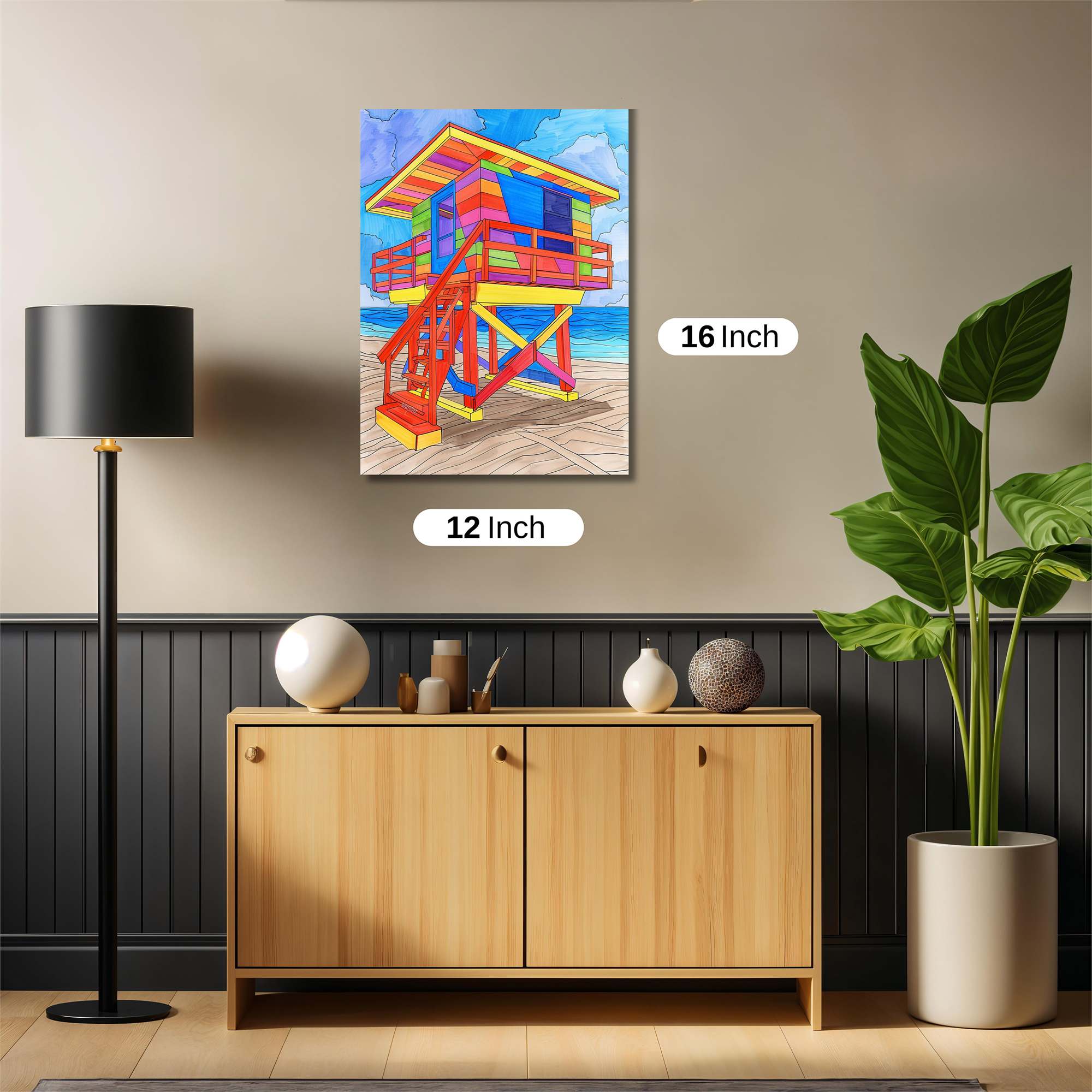 Lifeguard Vibrant Safe Wall Magnetic / M