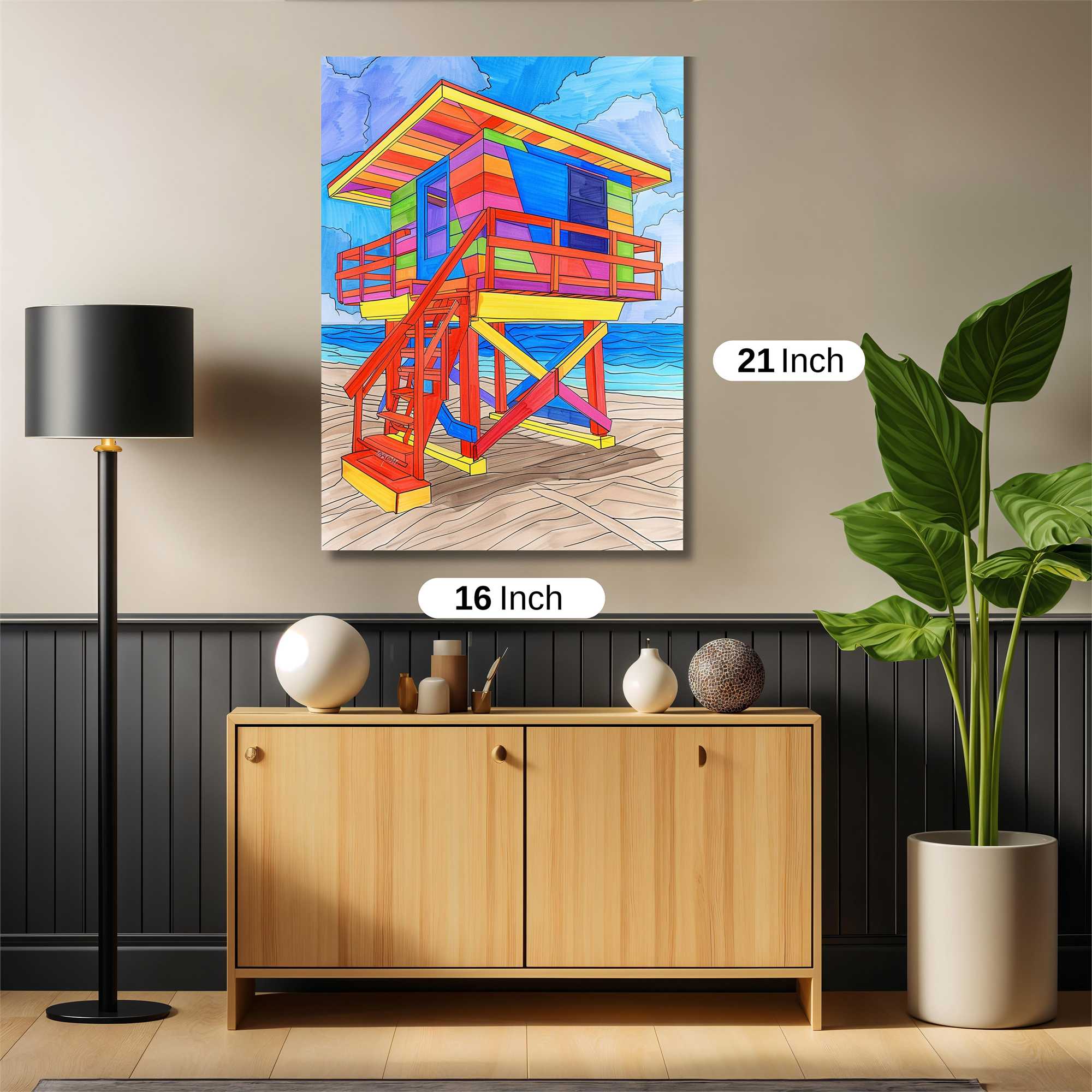 Lifeguard Vibrant Safe Wall Magnetic / M
