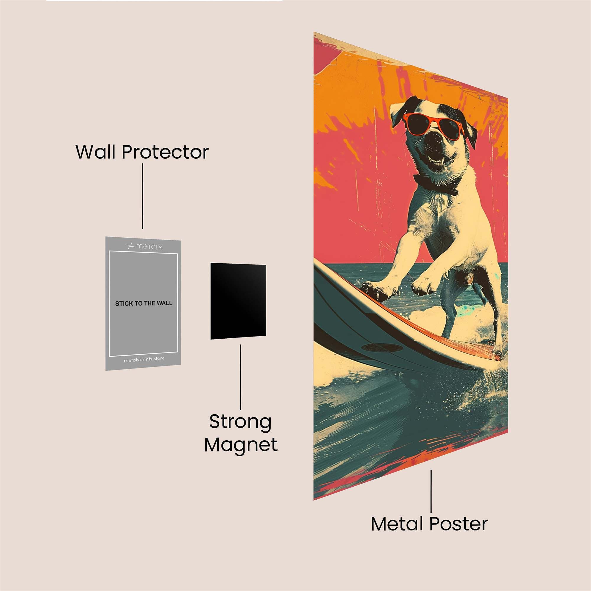 Pup Euphoria Safe Wall Magnetic / M