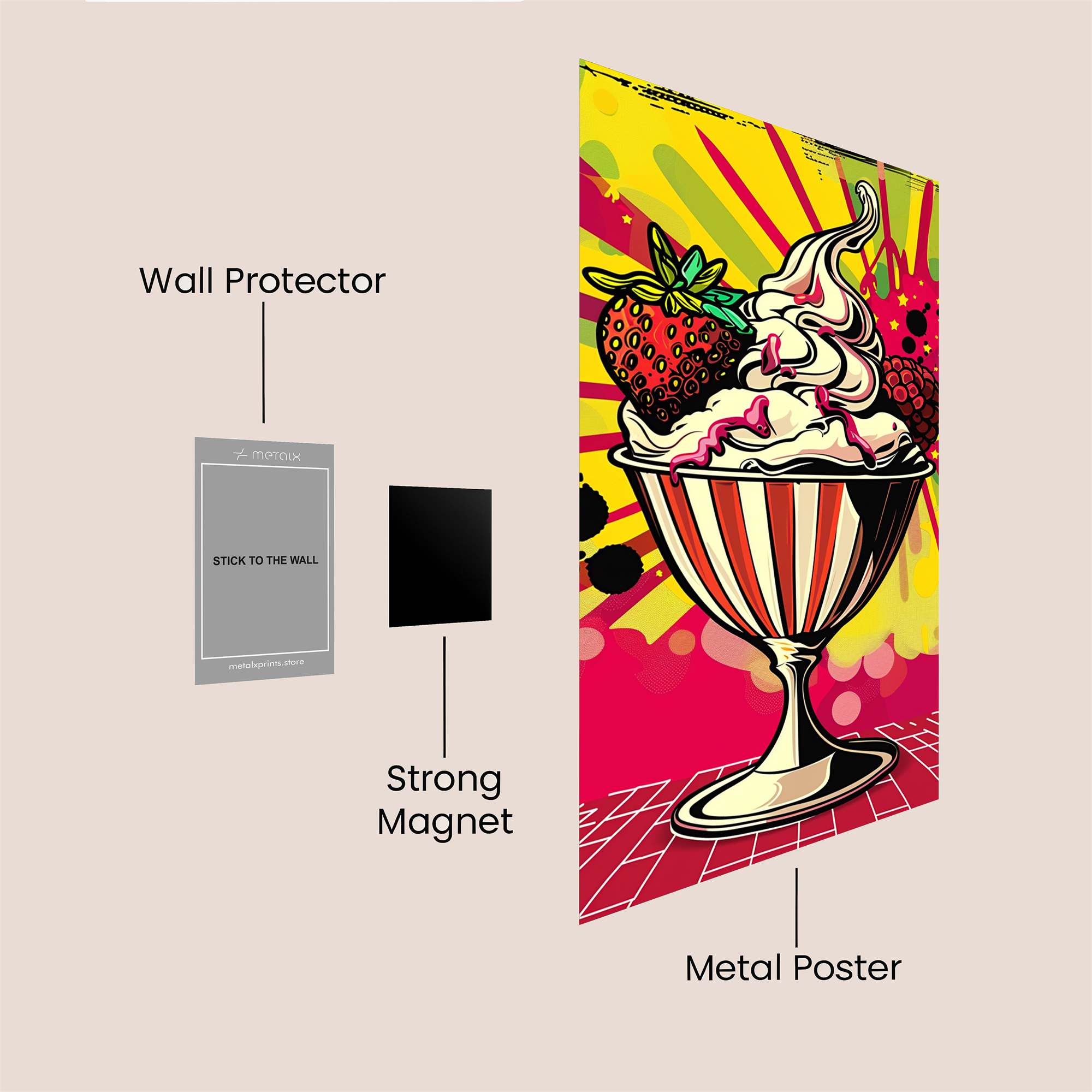 BerryBliss Safe Wall Magnetic / M
