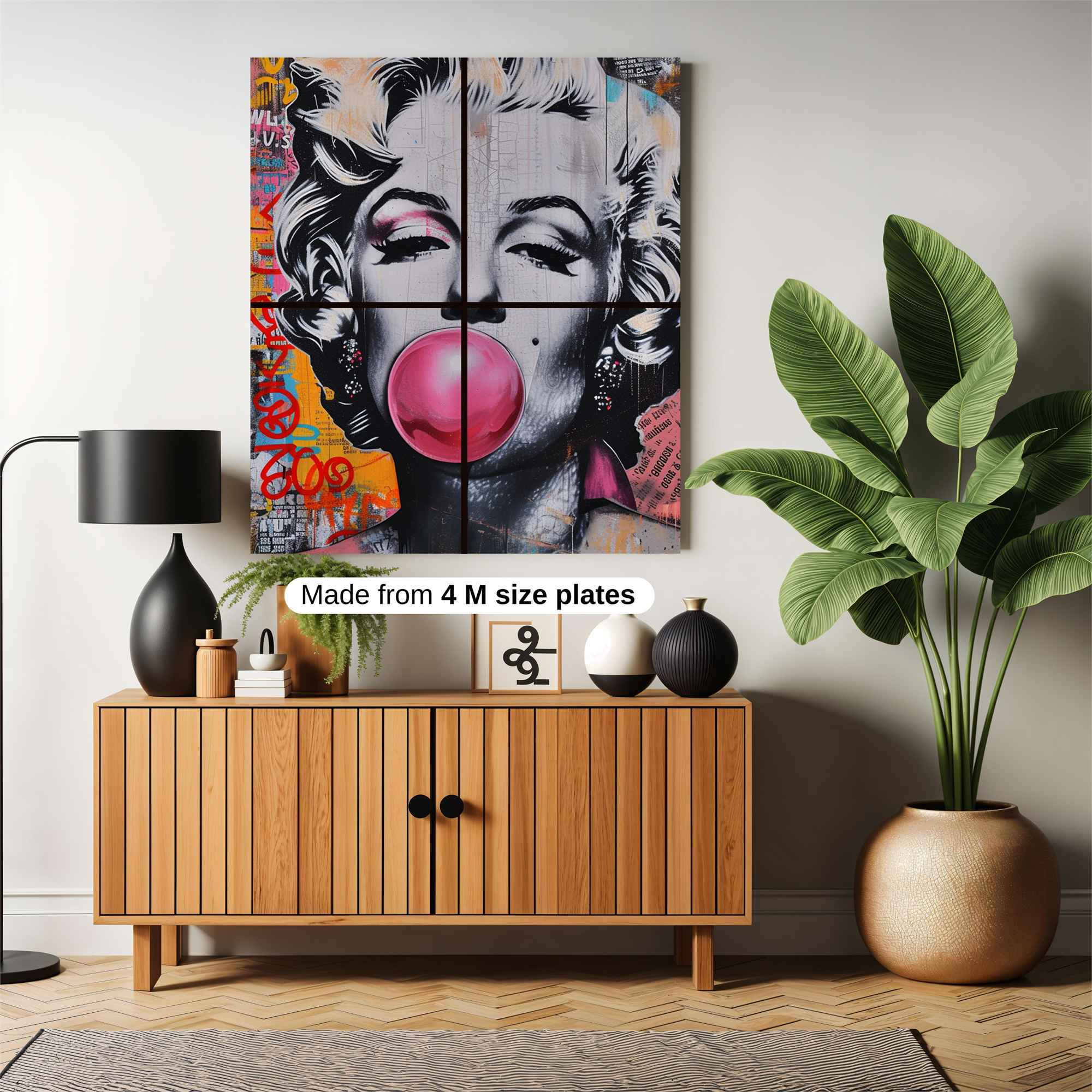 Marilyn Whimsical Safe Wall Magnetic / M