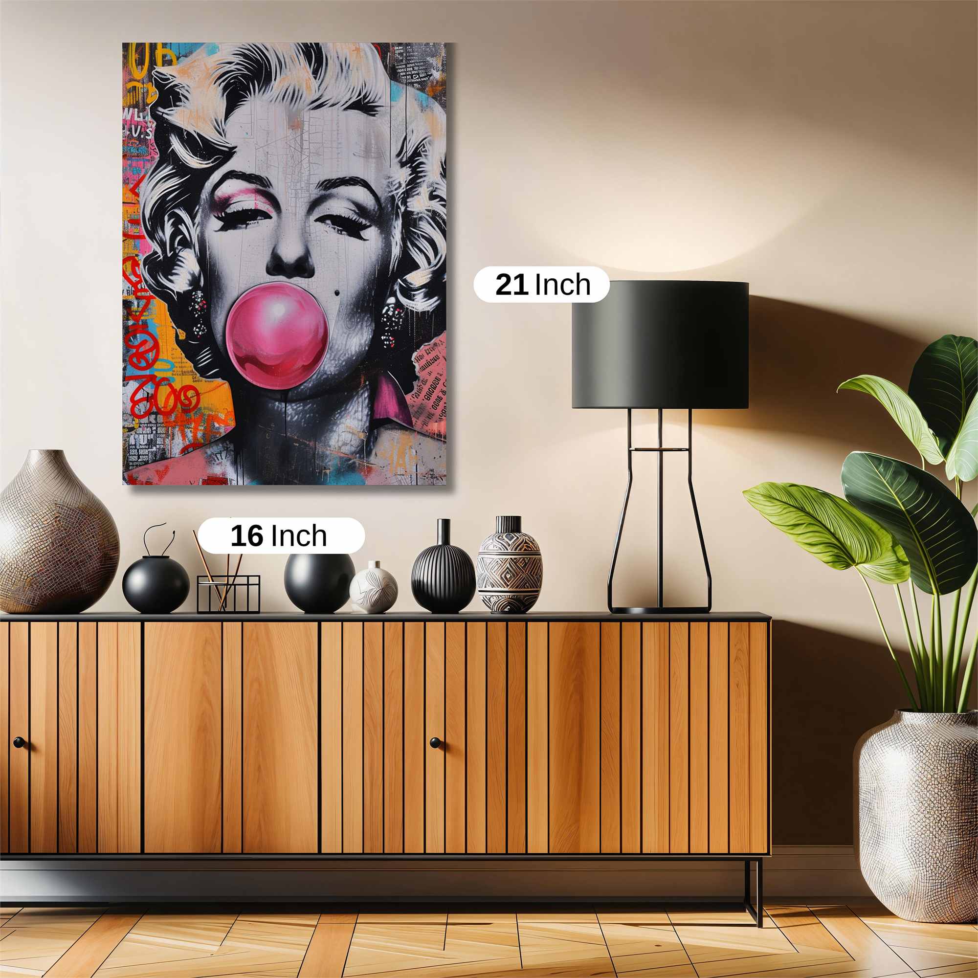 Marilyn Whimsical Safe Wall Magnetic / M