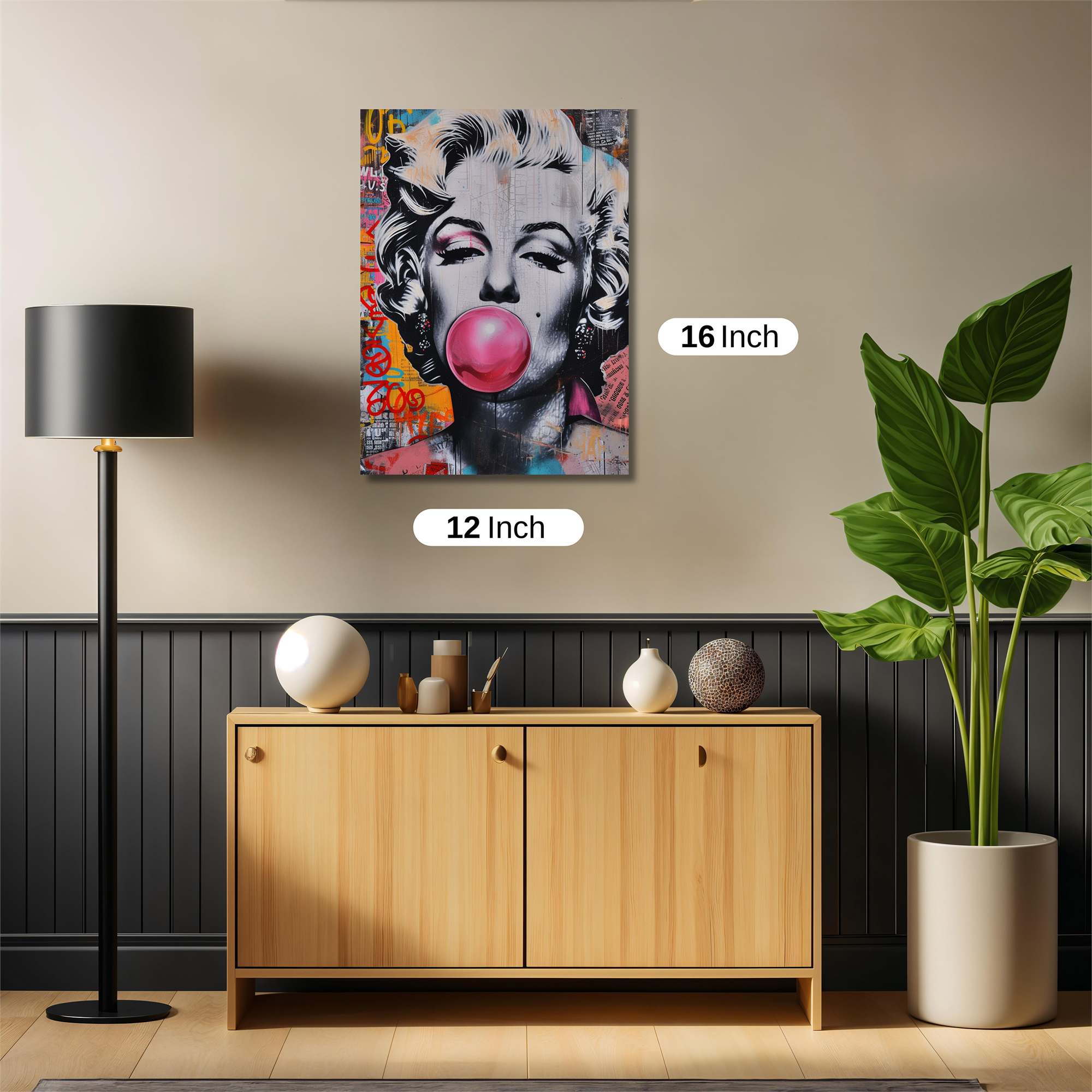 Marilyn Whimsical Safe Wall Magnetic / M