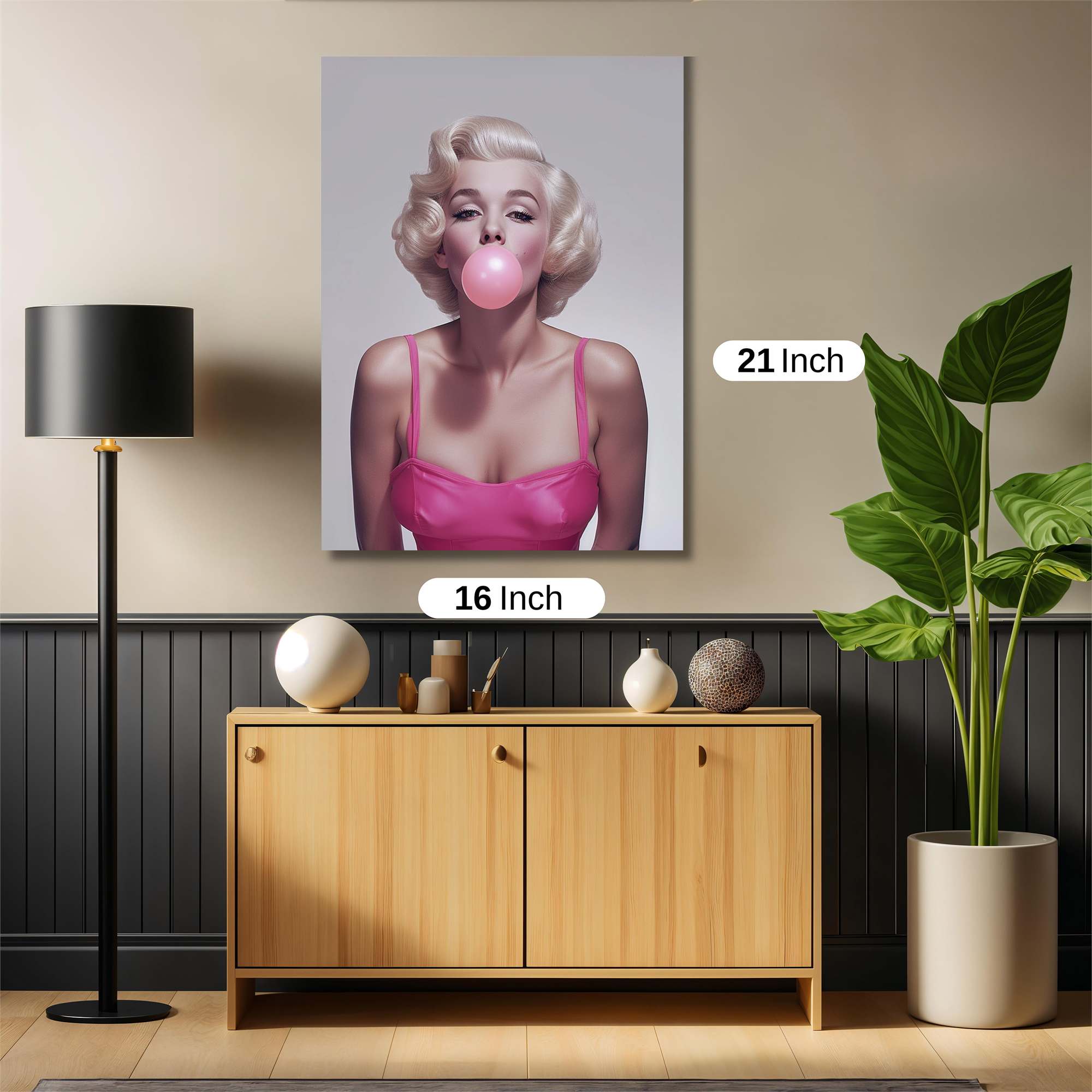 Monroe Playful Safe Wall Magnetic / M