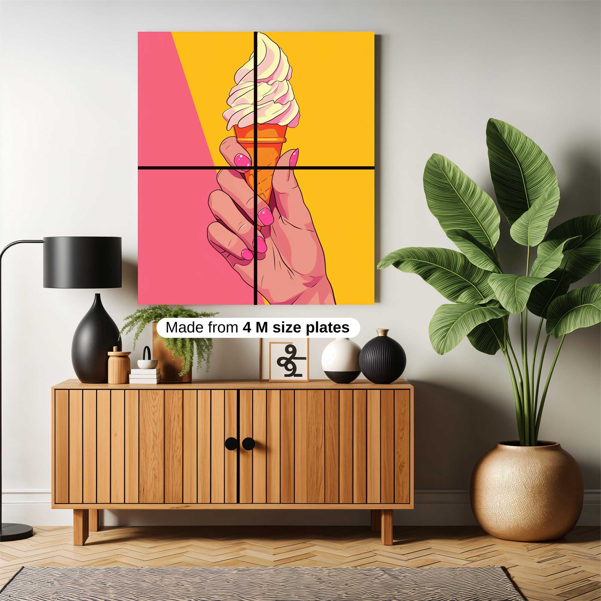 Icecream Bliss Safe Wall Magnetic / M