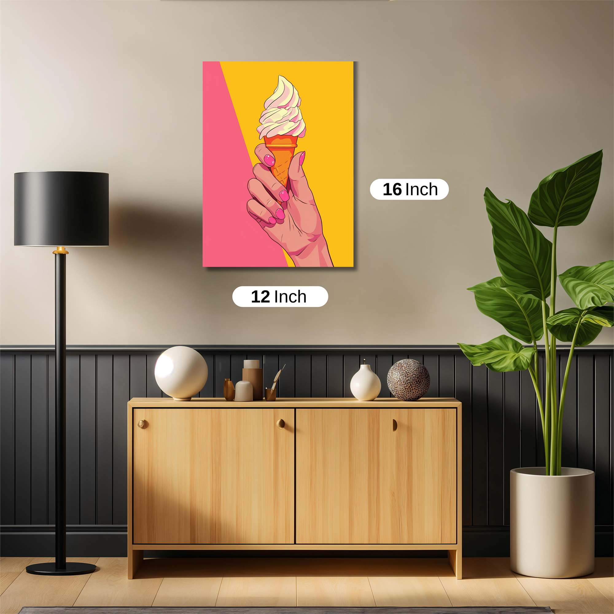 Icecream Bliss Safe Wall Magnetic / M