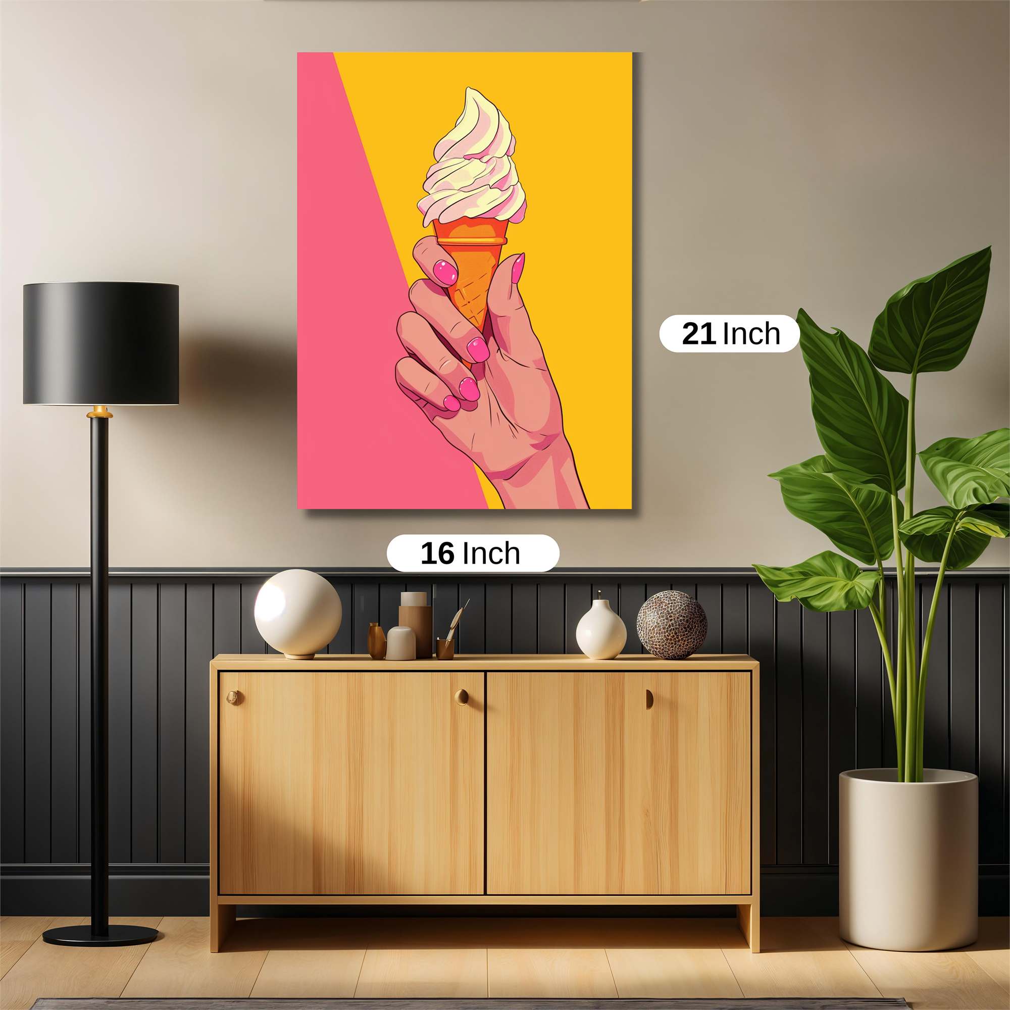 Icecream Bliss Safe Wall Magnetic / M