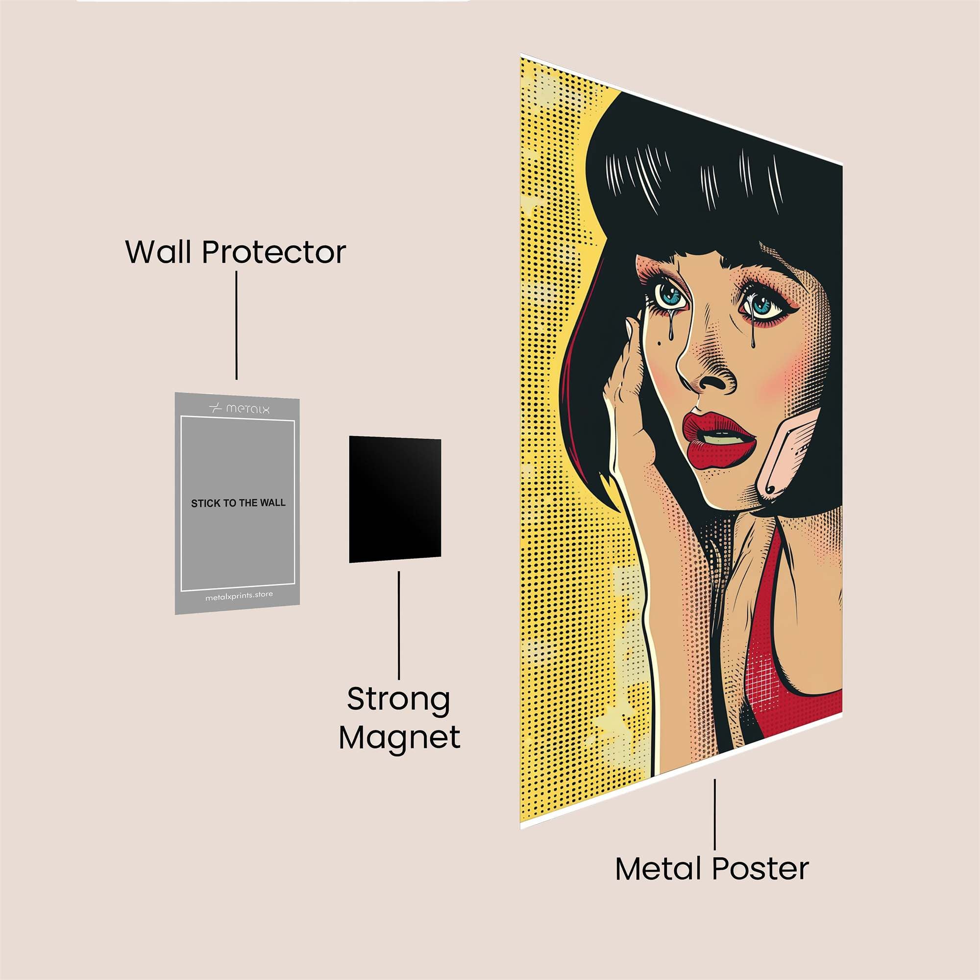 Tears Echo Safe Wall Magnetic / M