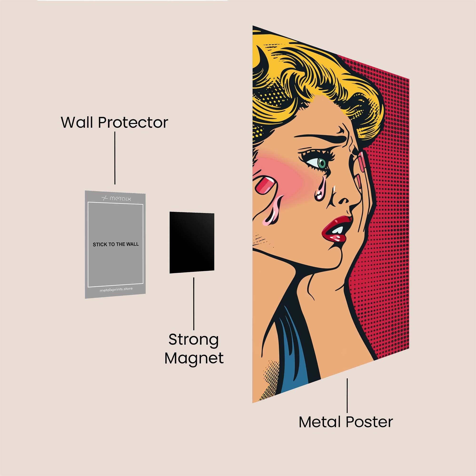 Tears Echo Safe Wall Magnetic / M