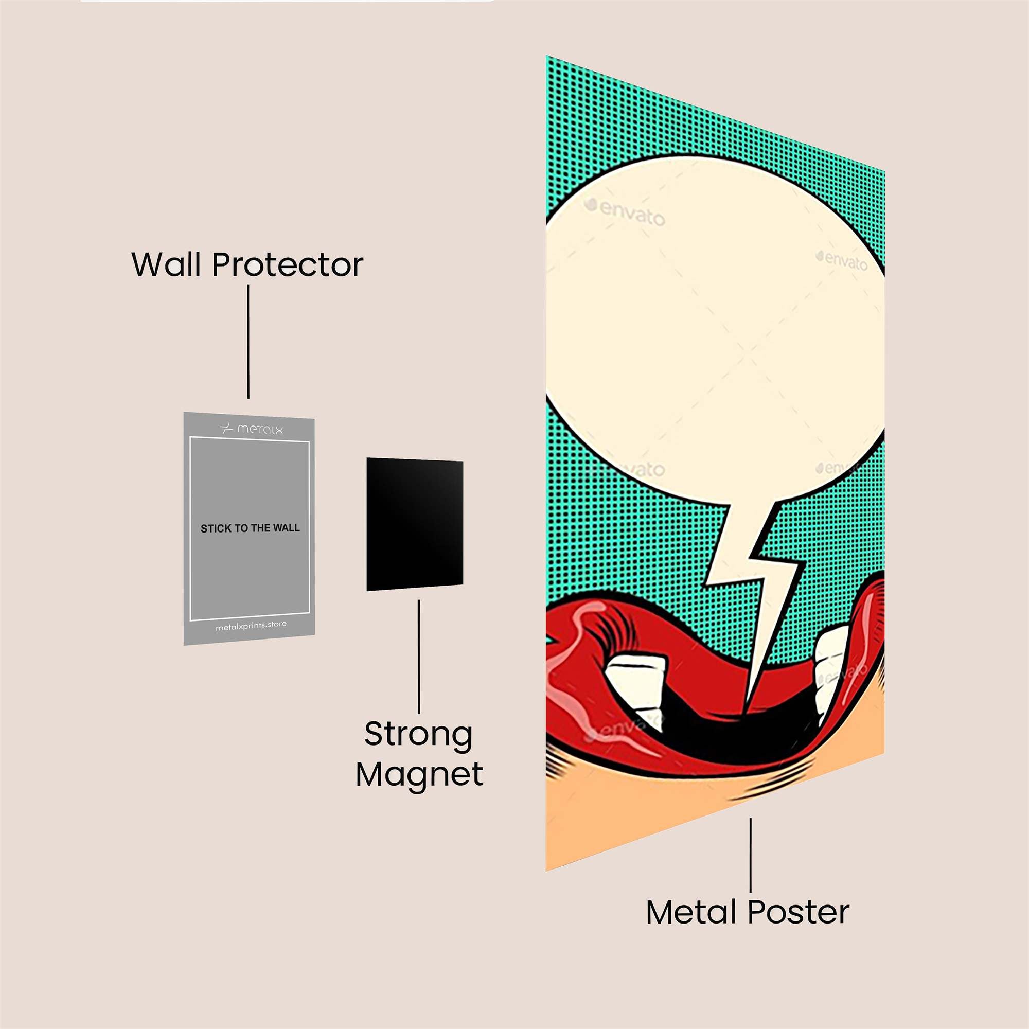 Vampire Whispers Safe Wall Magnetic / M