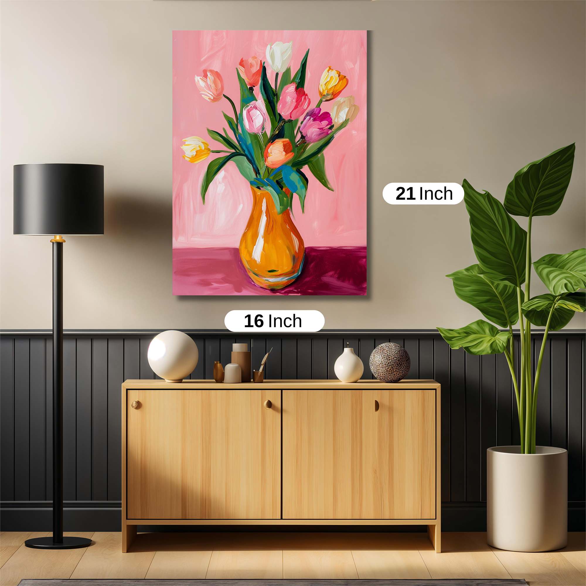 Tulips Triumph Safe Wall Magnetic / M