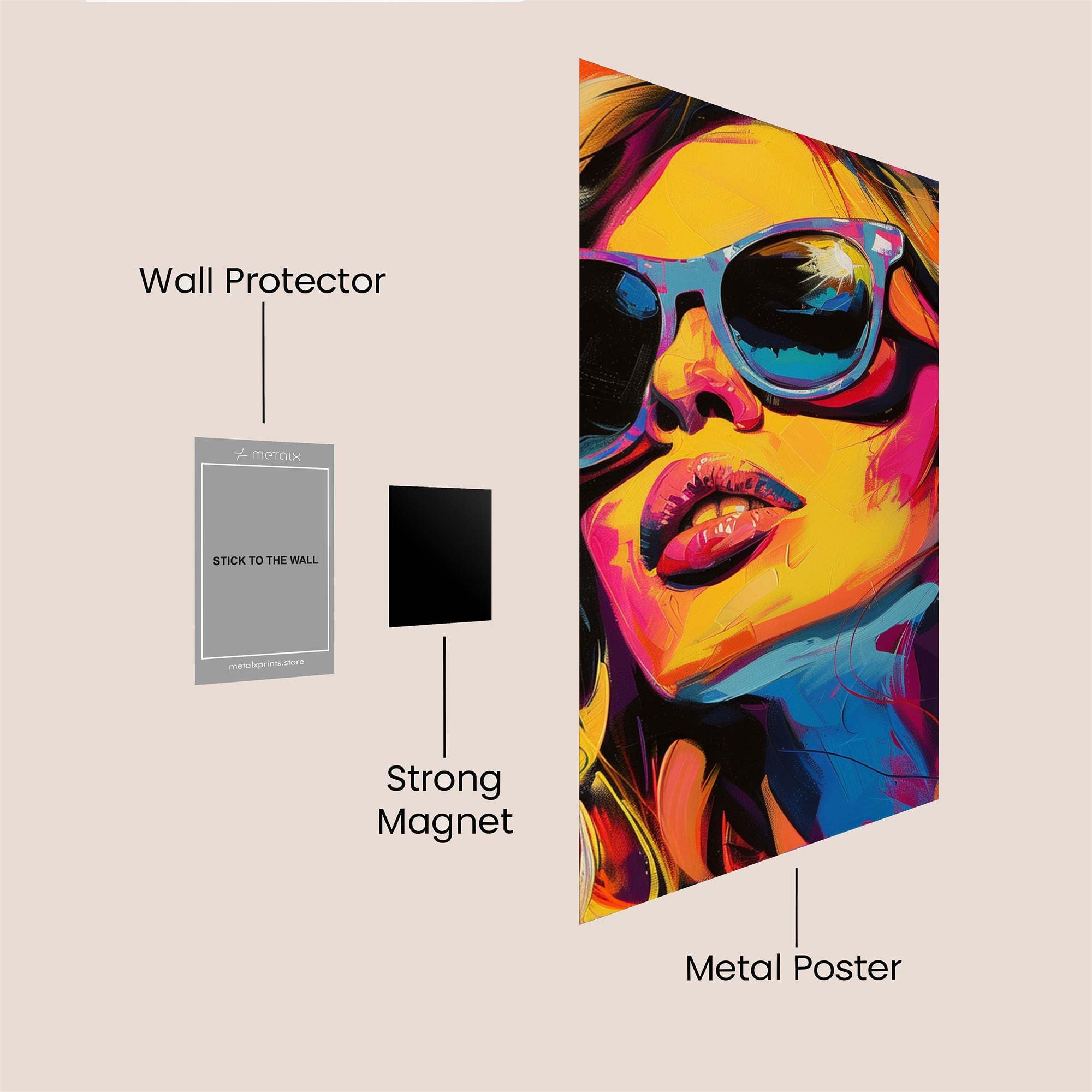 Sunset Bliss Safe Wall Magnetic / M