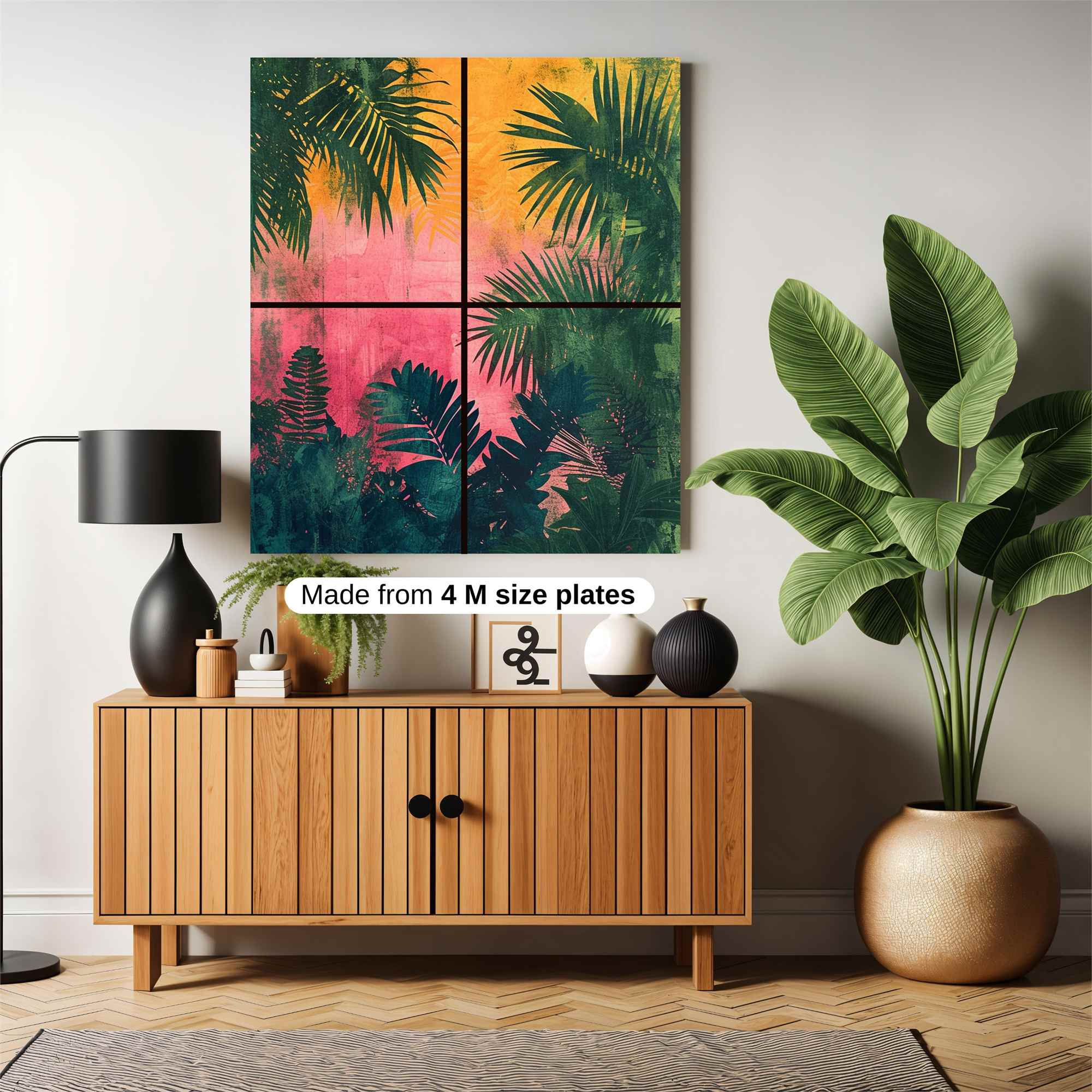 Tropical Serenity Safe Wall Magnetic / M