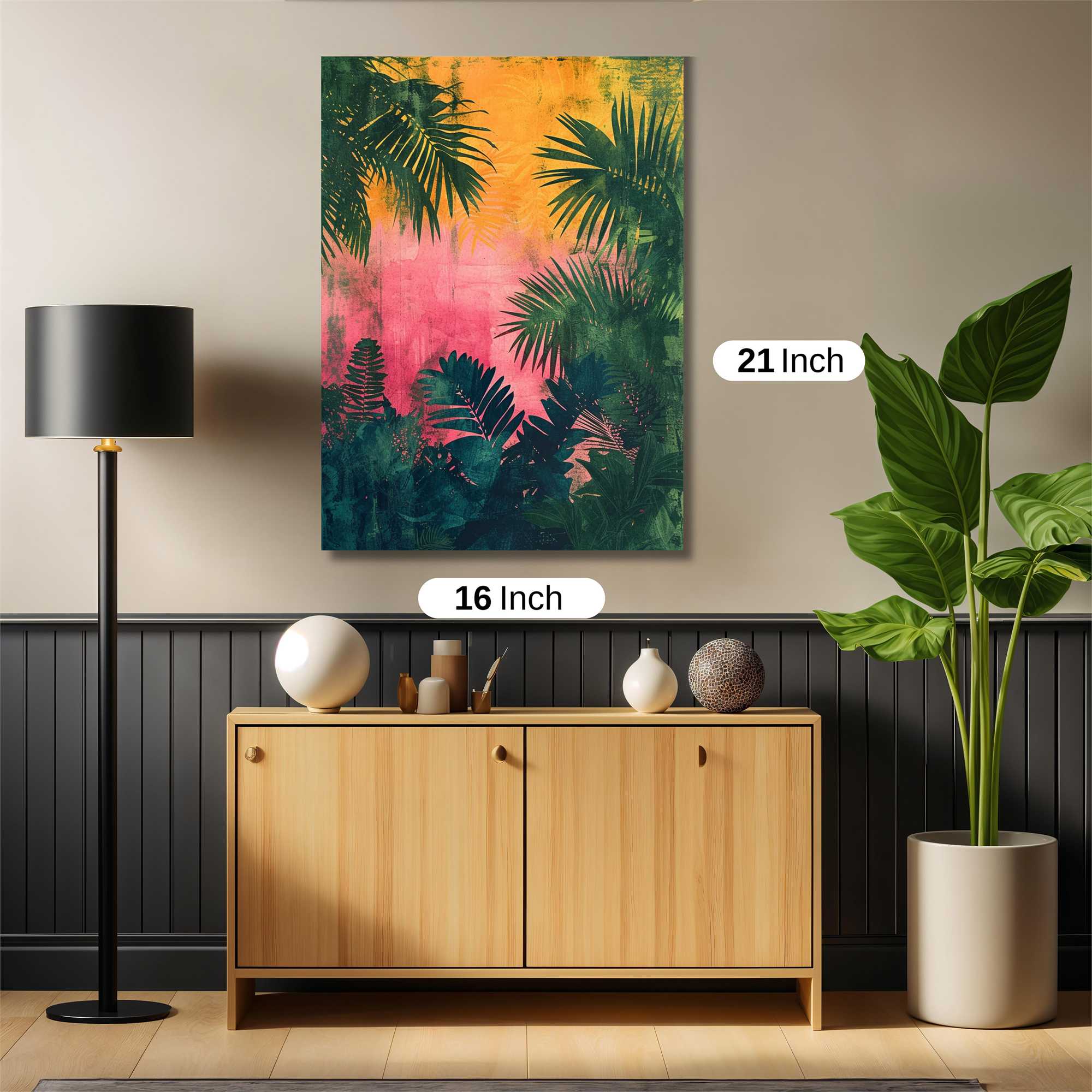 Tropical Serenity Safe Wall Magnetic / M