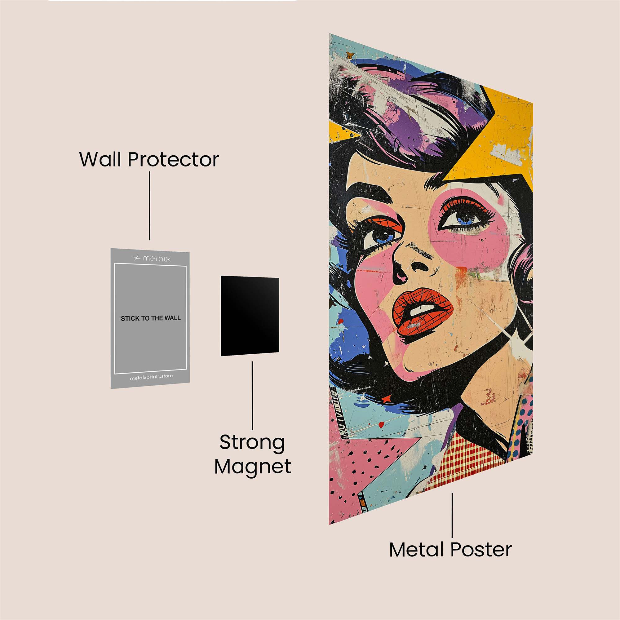 Starstruck Dream Safe Wall Magnetic / M