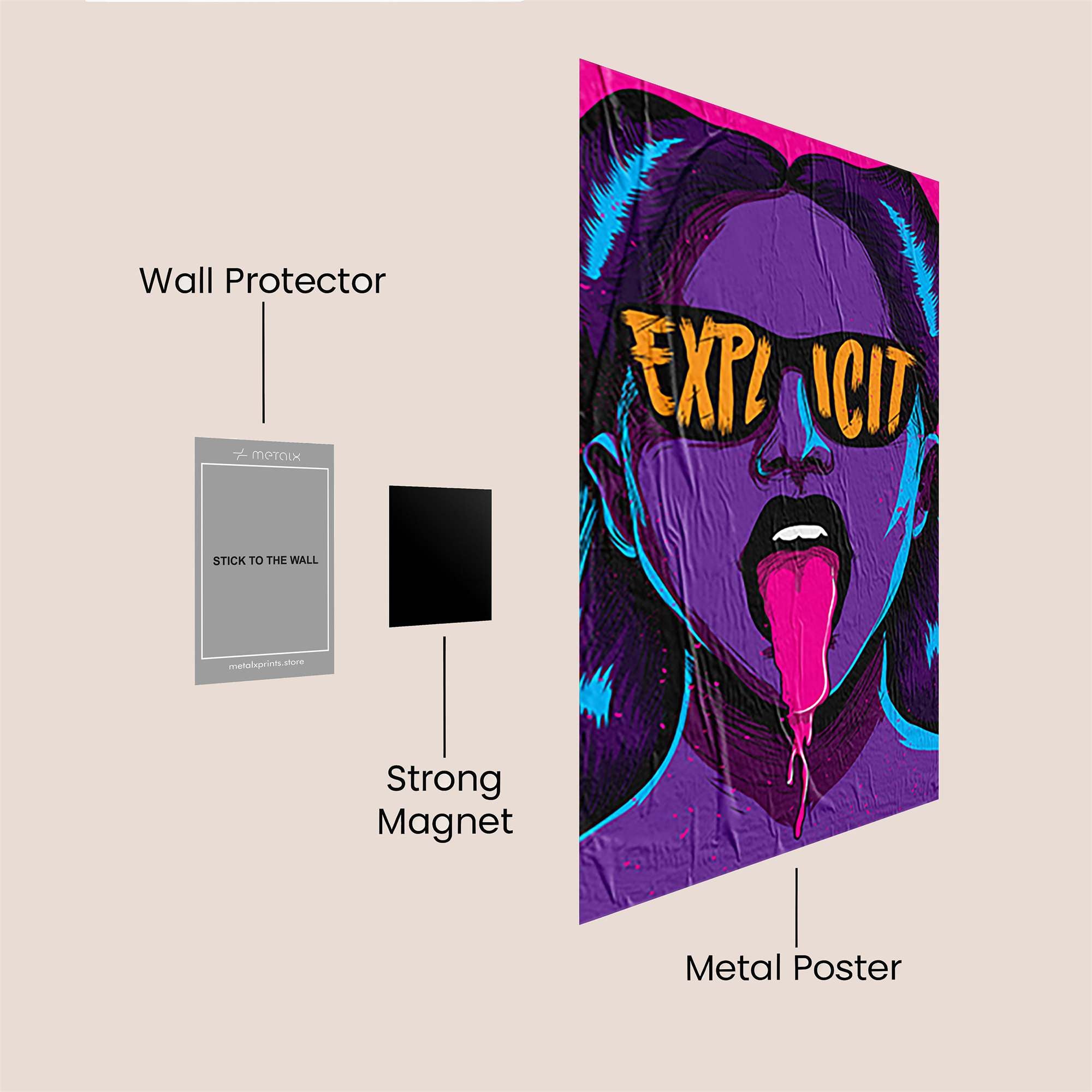 Rebel Vibe Safe Wall Magnetic / M