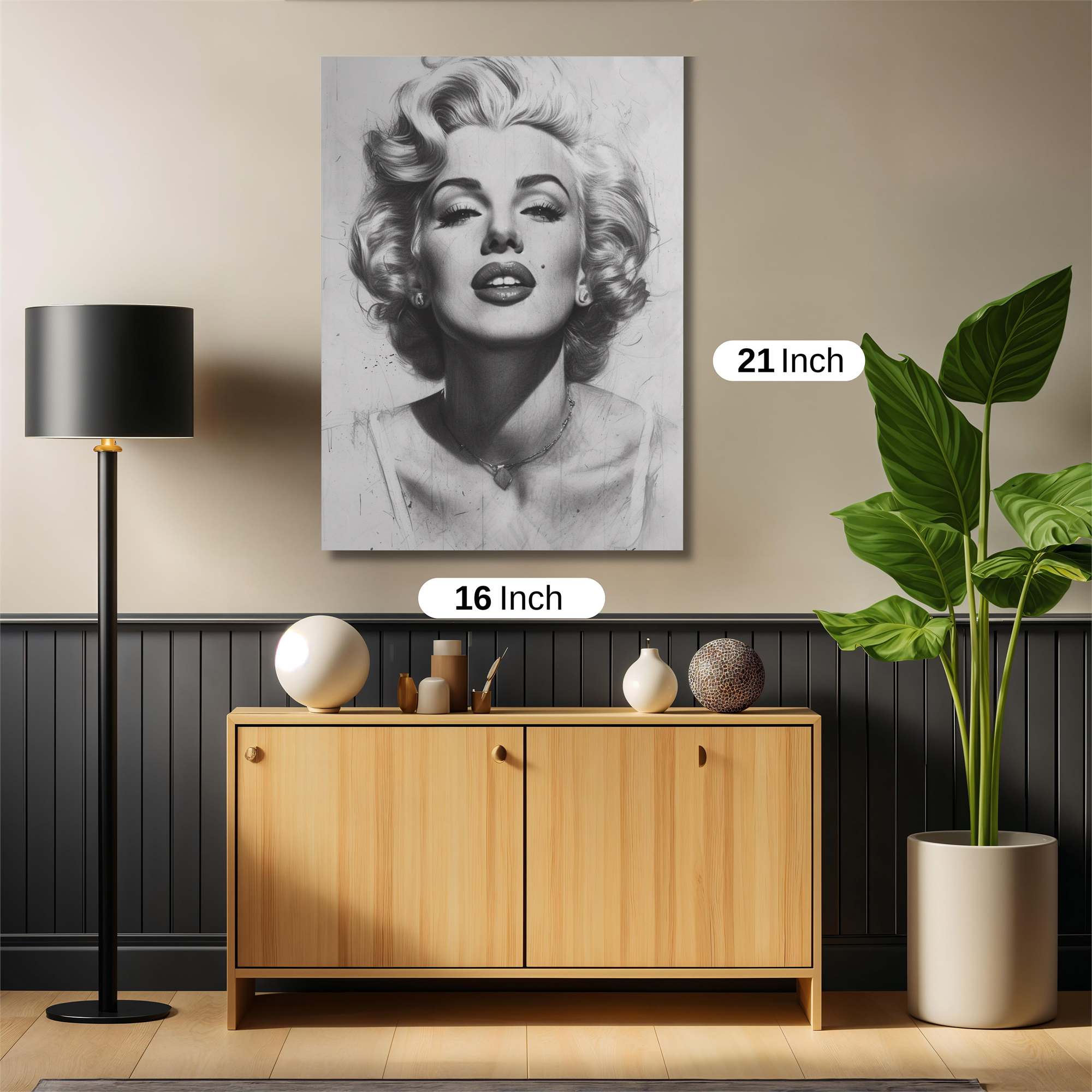 Marilyn Enigmatic Safe Wall Magnetic / M