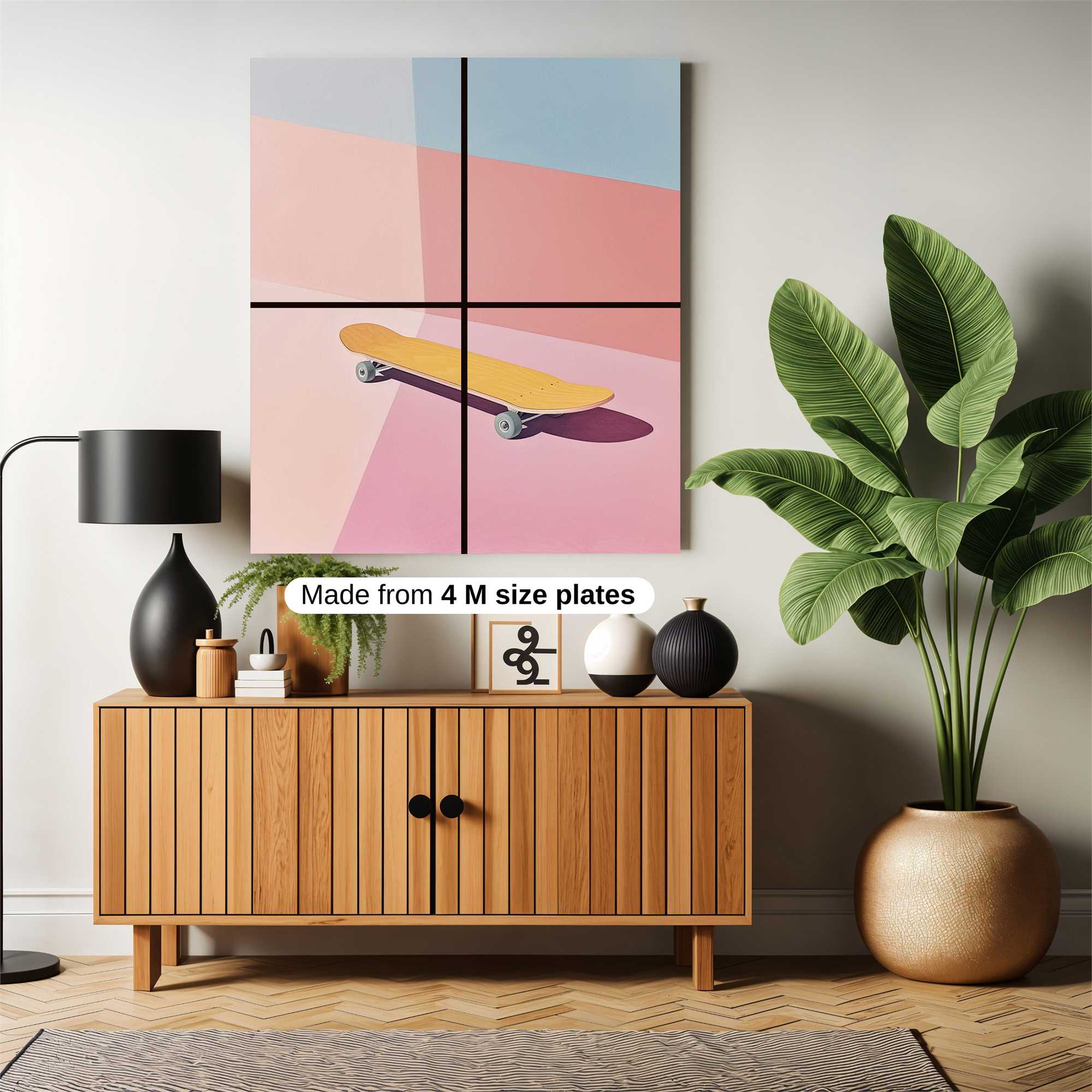 Skateboard Serenity Safe Wall Magnetic / M
