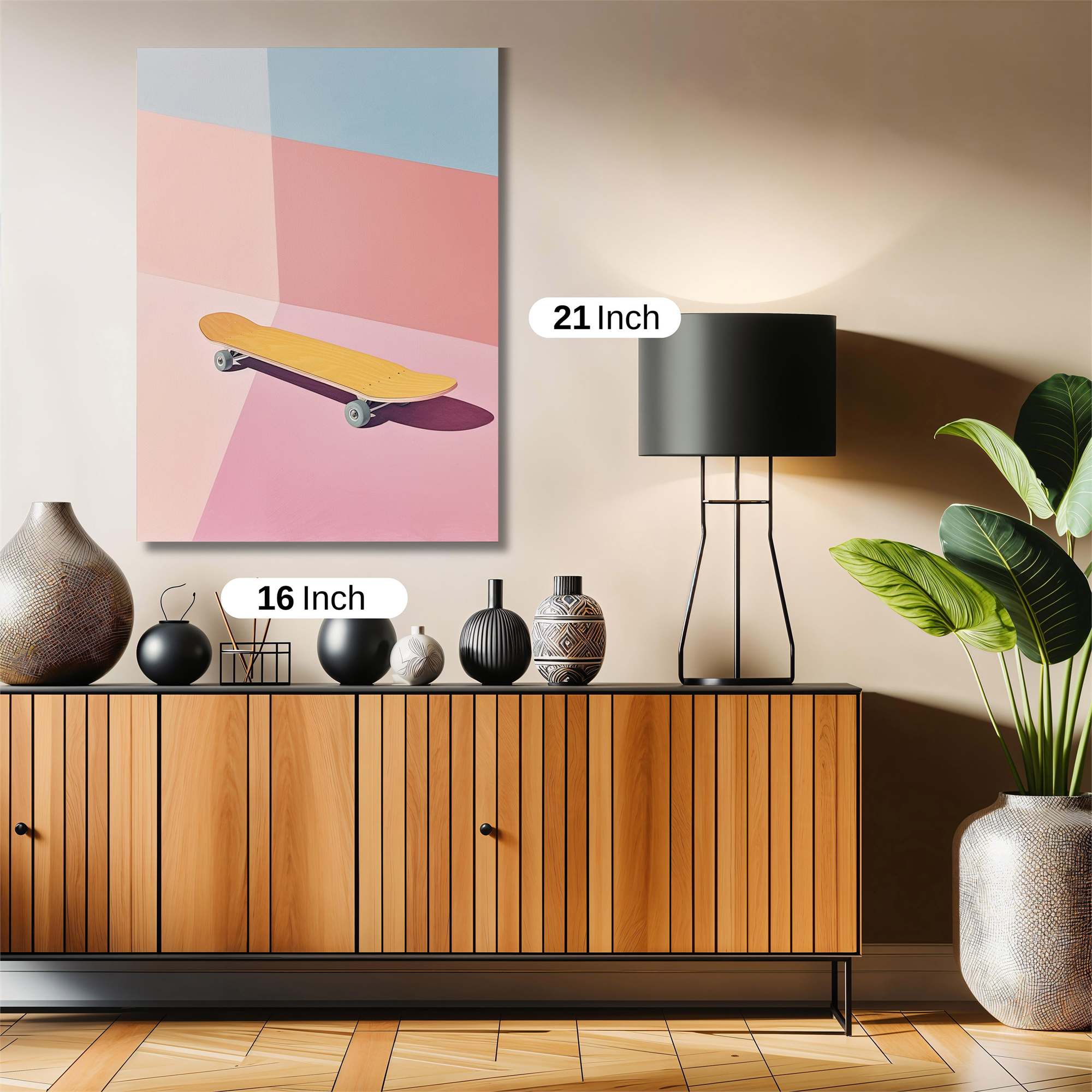 Skateboard Serenity Safe Wall Magnetic / M