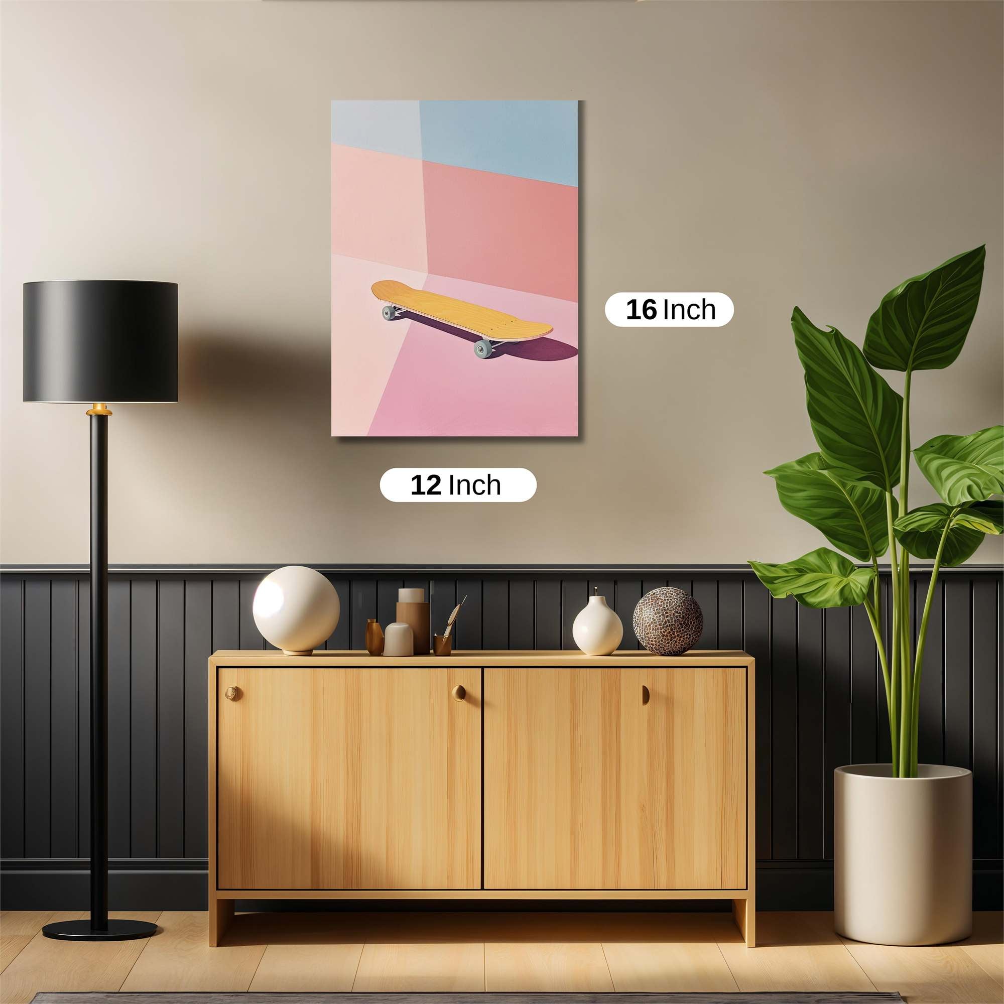 Skateboard Serenity Safe Wall Magnetic / M