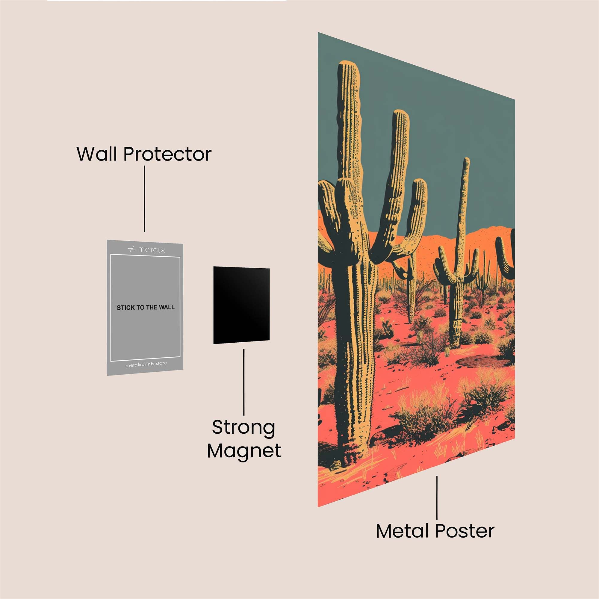 Desert Dream Safe Wall Magnetic / M