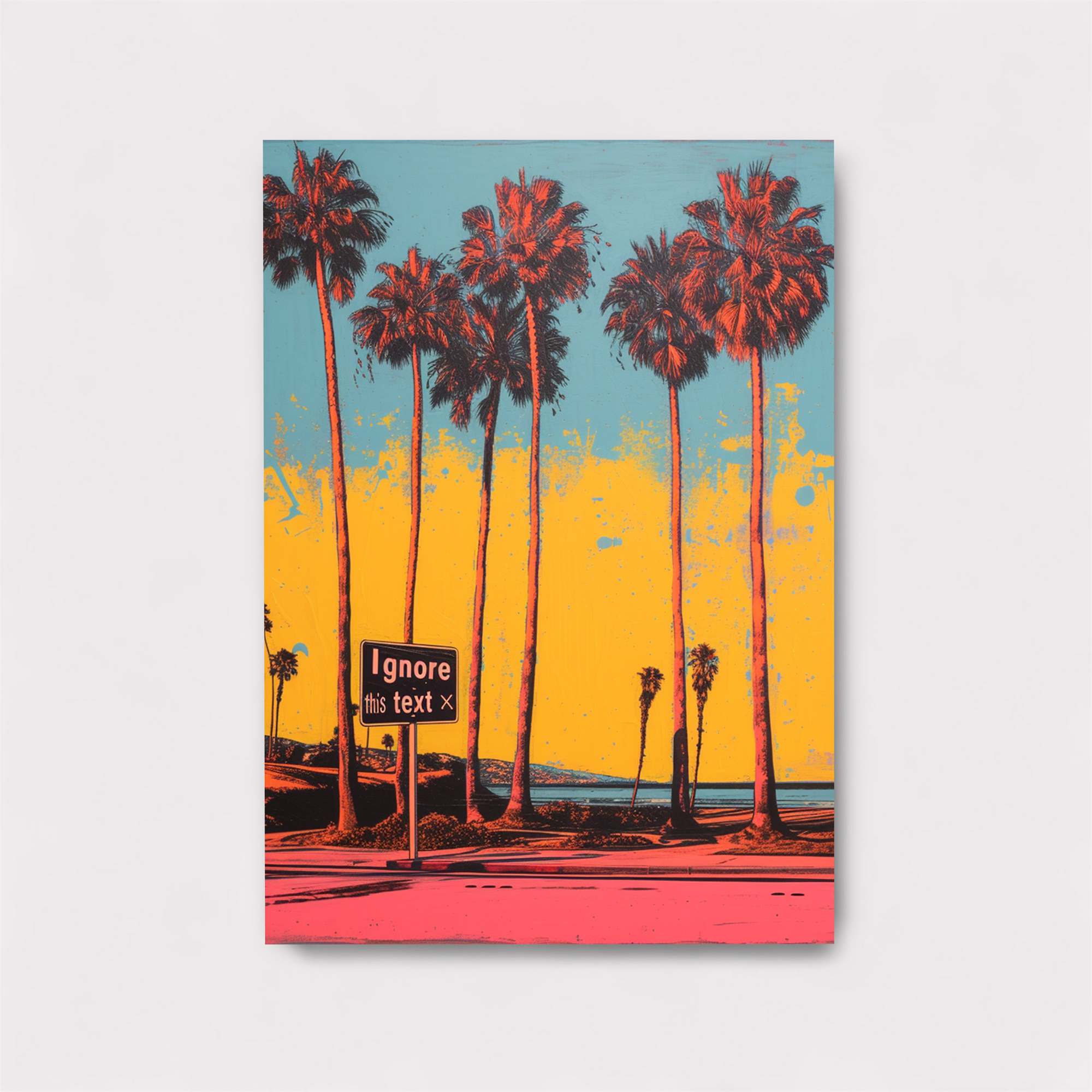Palms Vibrant Safe Wall Magnetic / M