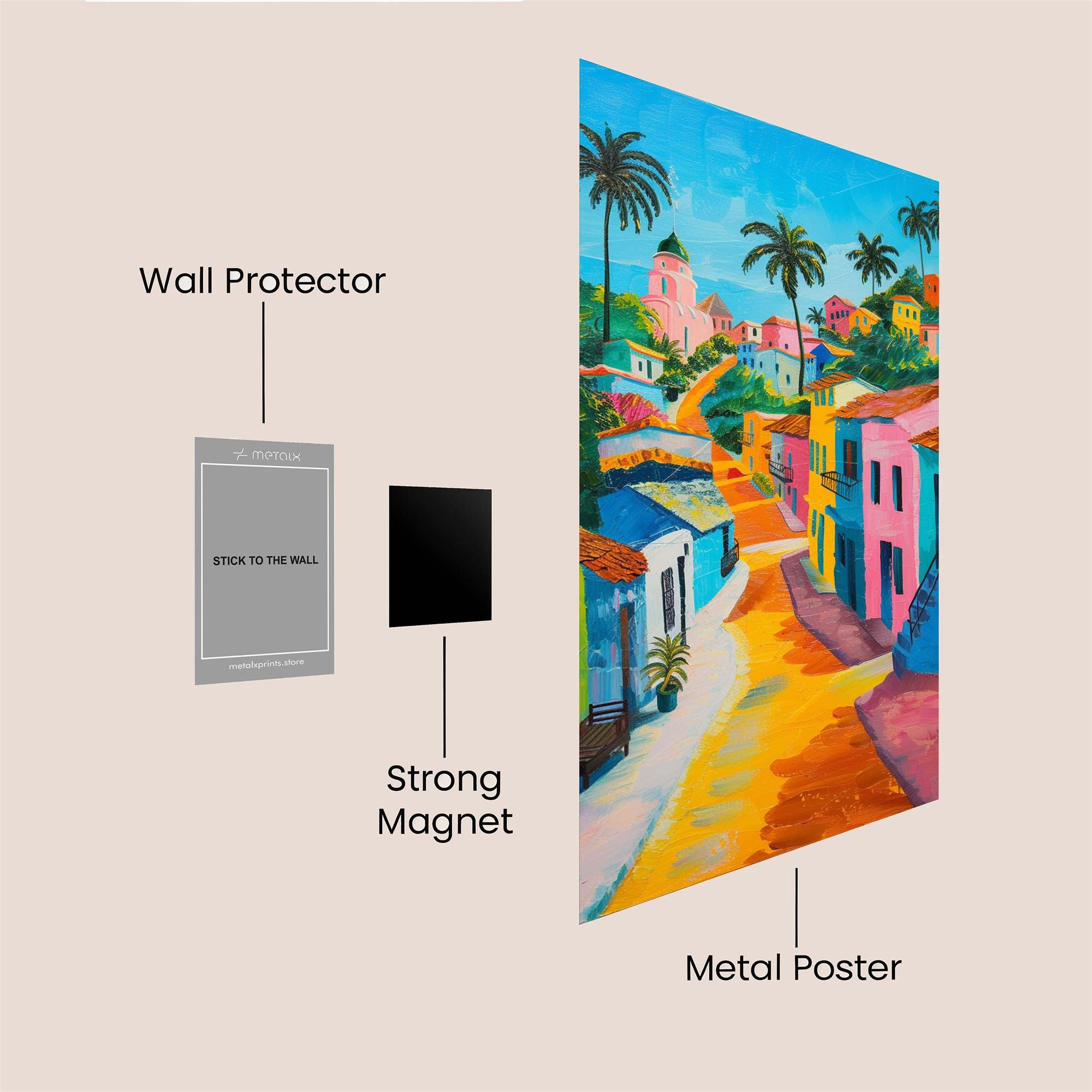 Guatavita Glow Safe Wall Magnetic / M