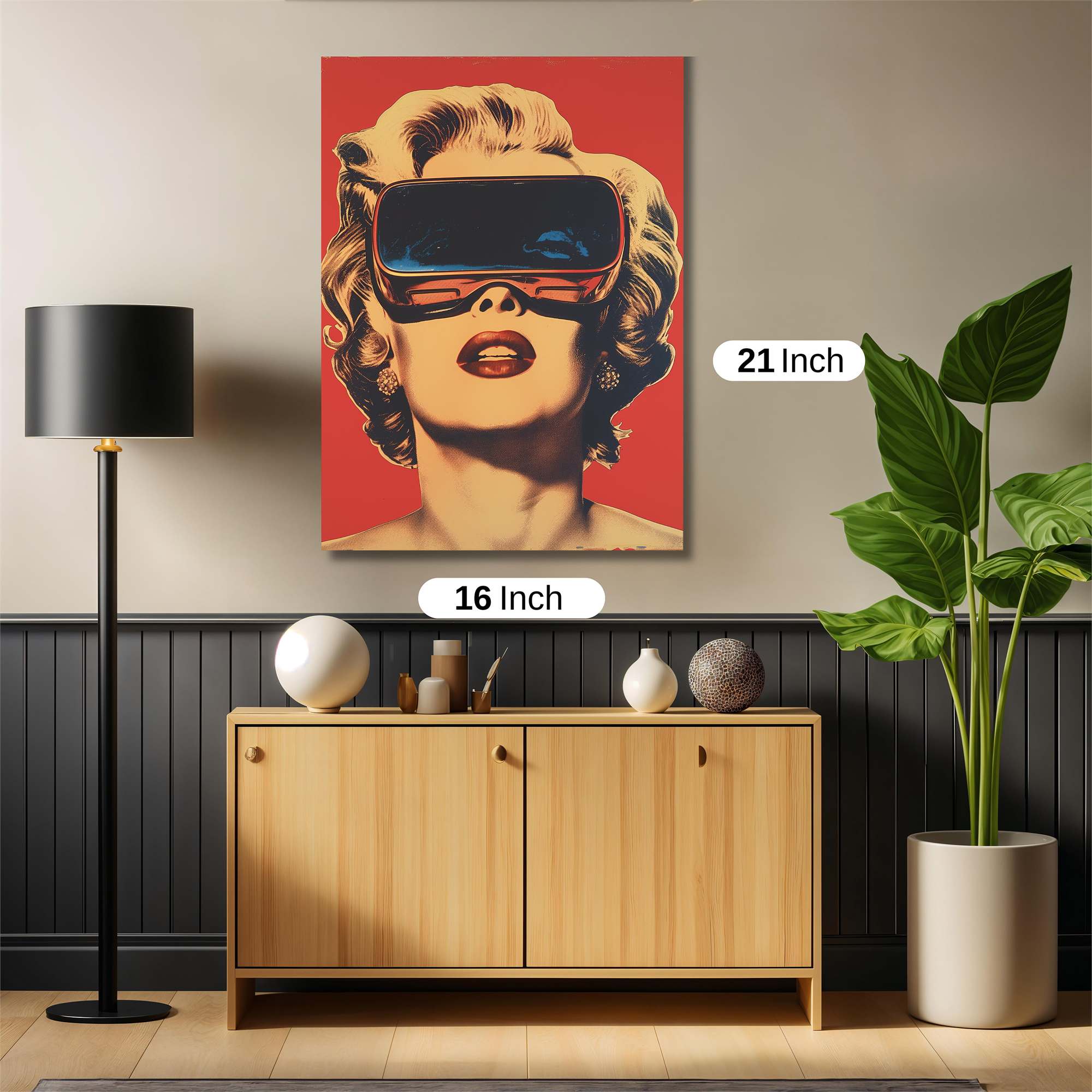 Marilyn Futuristic Safe Wall Magnetic / M