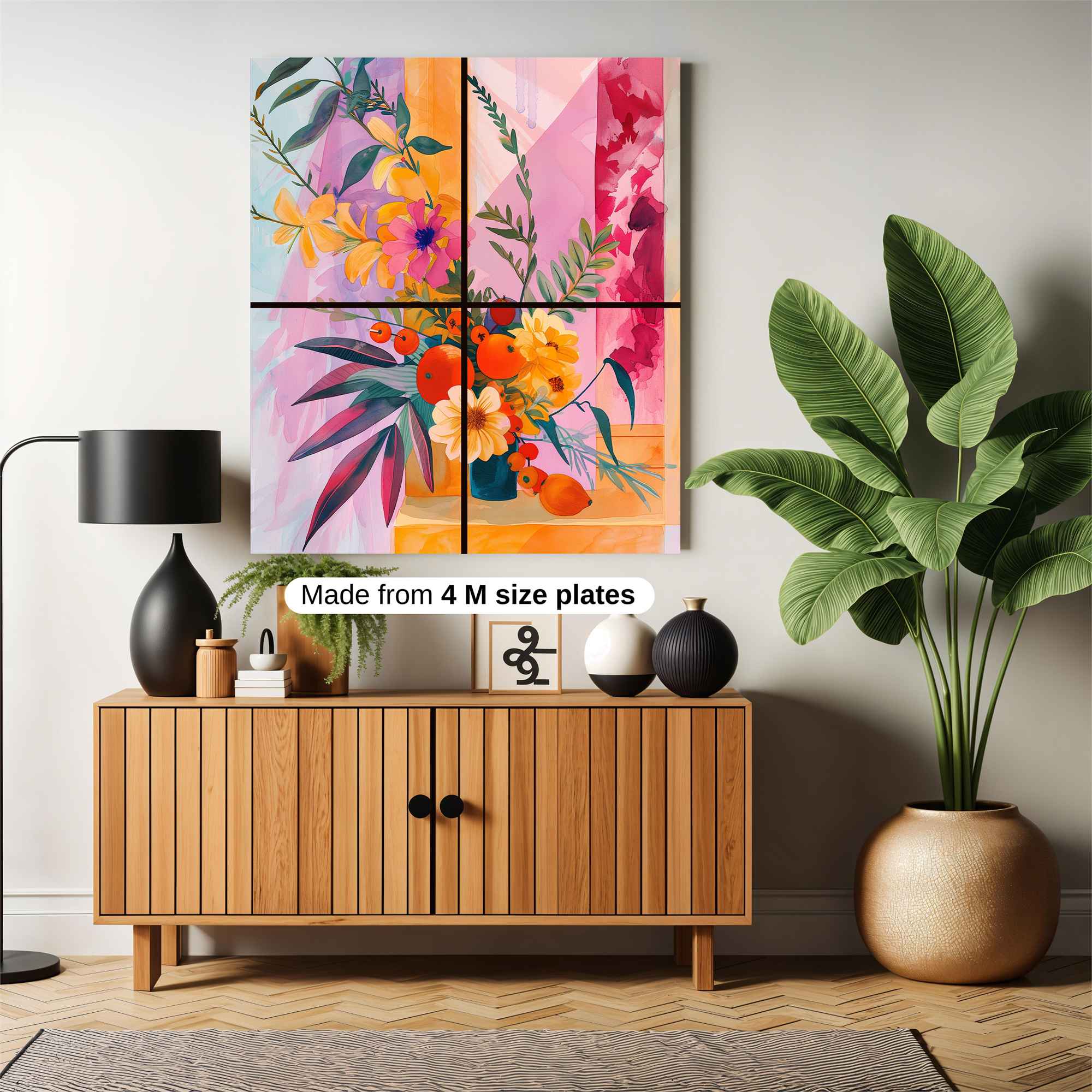 Floral Bliss Safe Wall Magnetic / M